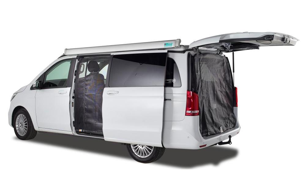 Van Quito Schiebetürenmoskitonetz, fine-mesh, links Mercedes Benz