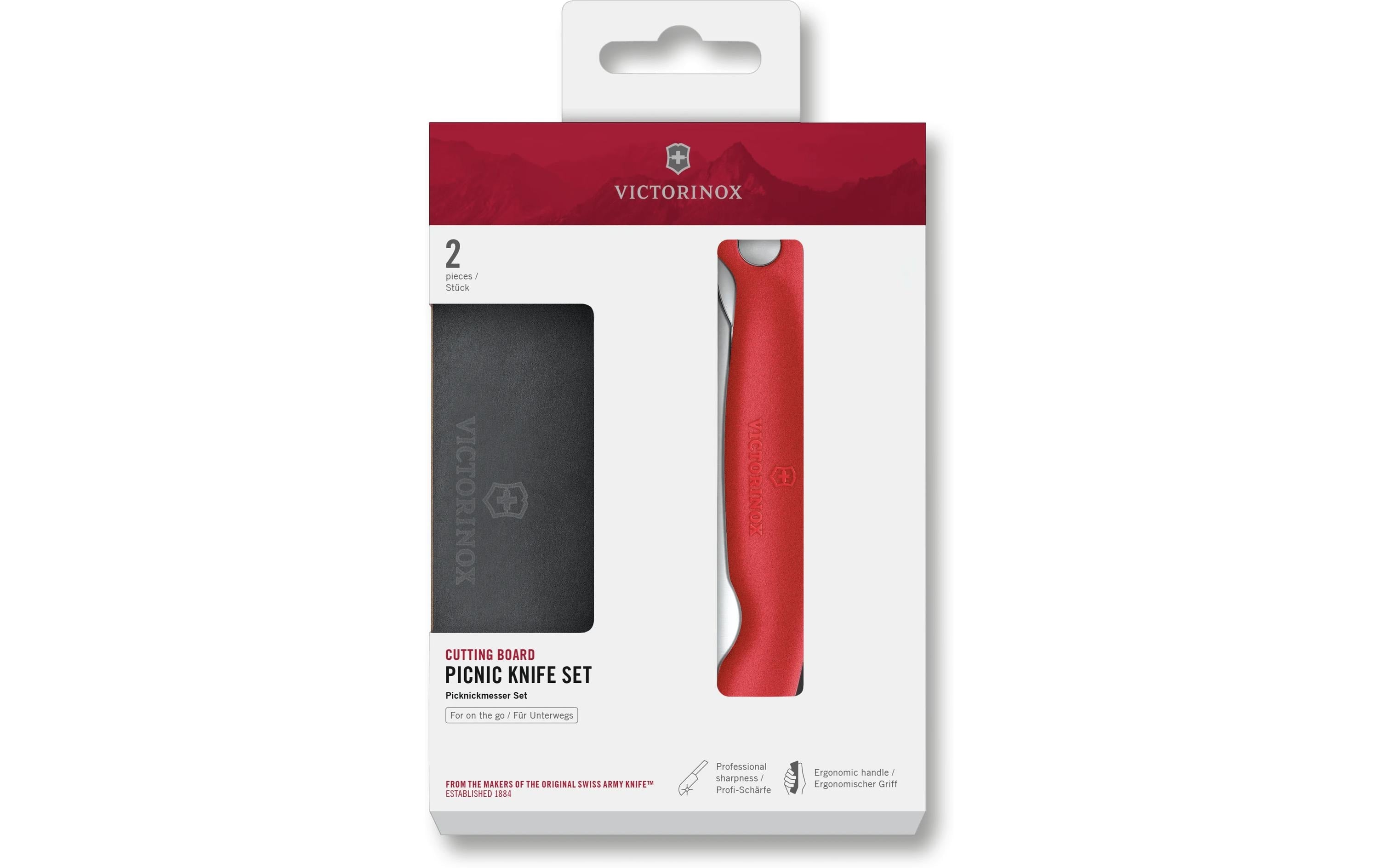 Victorinox Schneidebrett-Set, Rot
