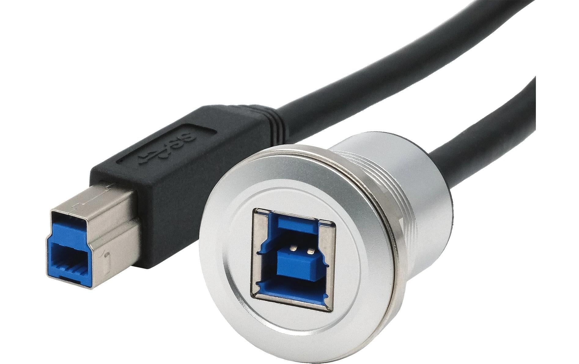 Exsys USB 3.1 Adapter Metall USB-B Stecker - USB-B Buchse