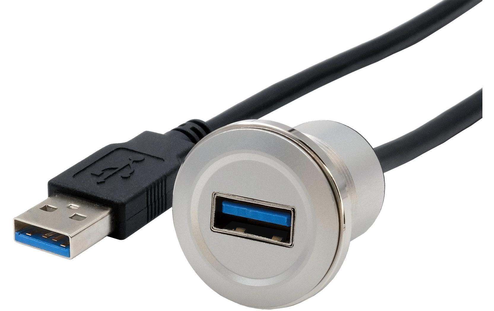 Exsys USB 3.1 Adapter Metall USB-A Stecker - USB-A Buchse