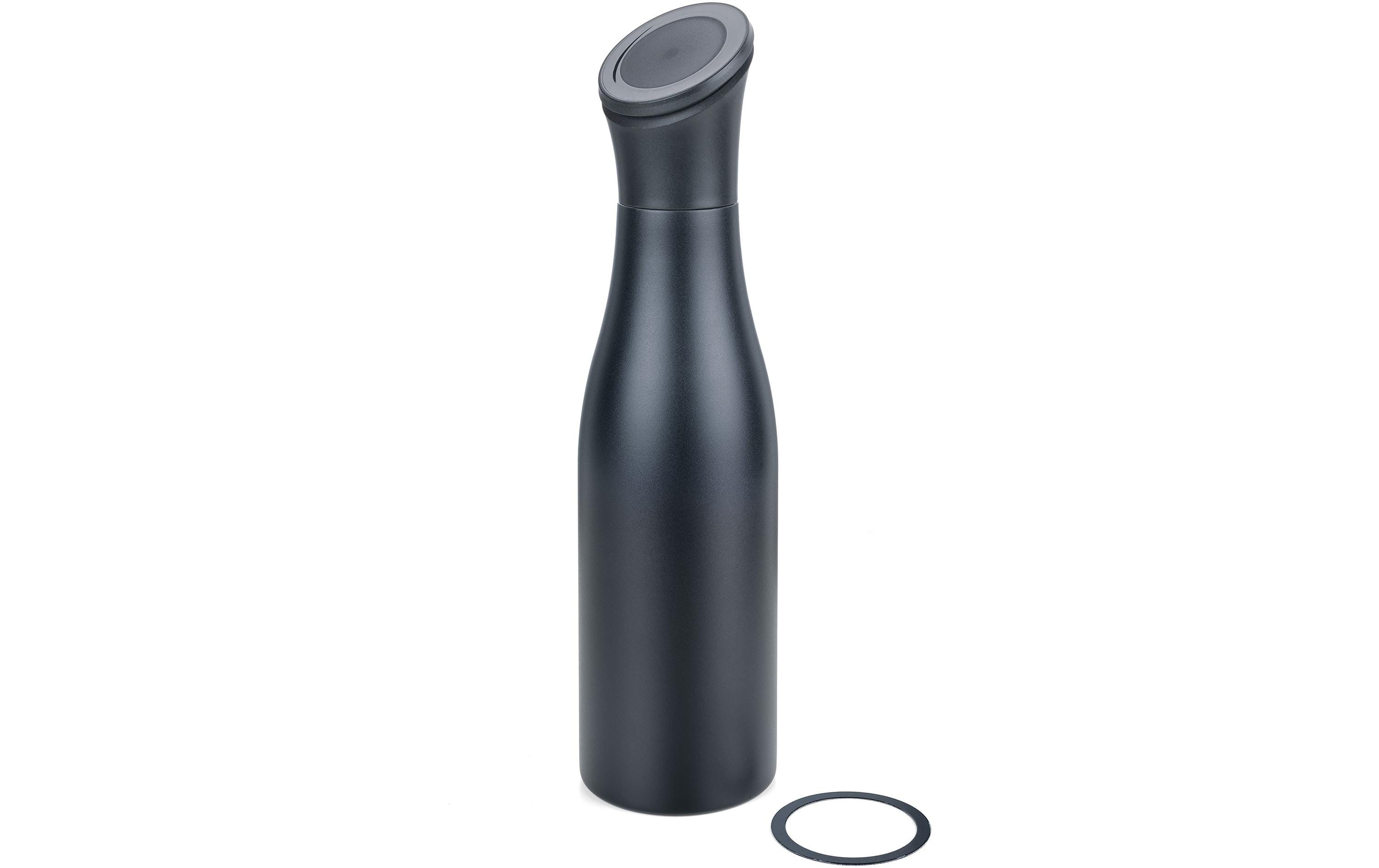 Troika Thermoflasche mit MagSafe, Schwarz 550 ml, Schwarz