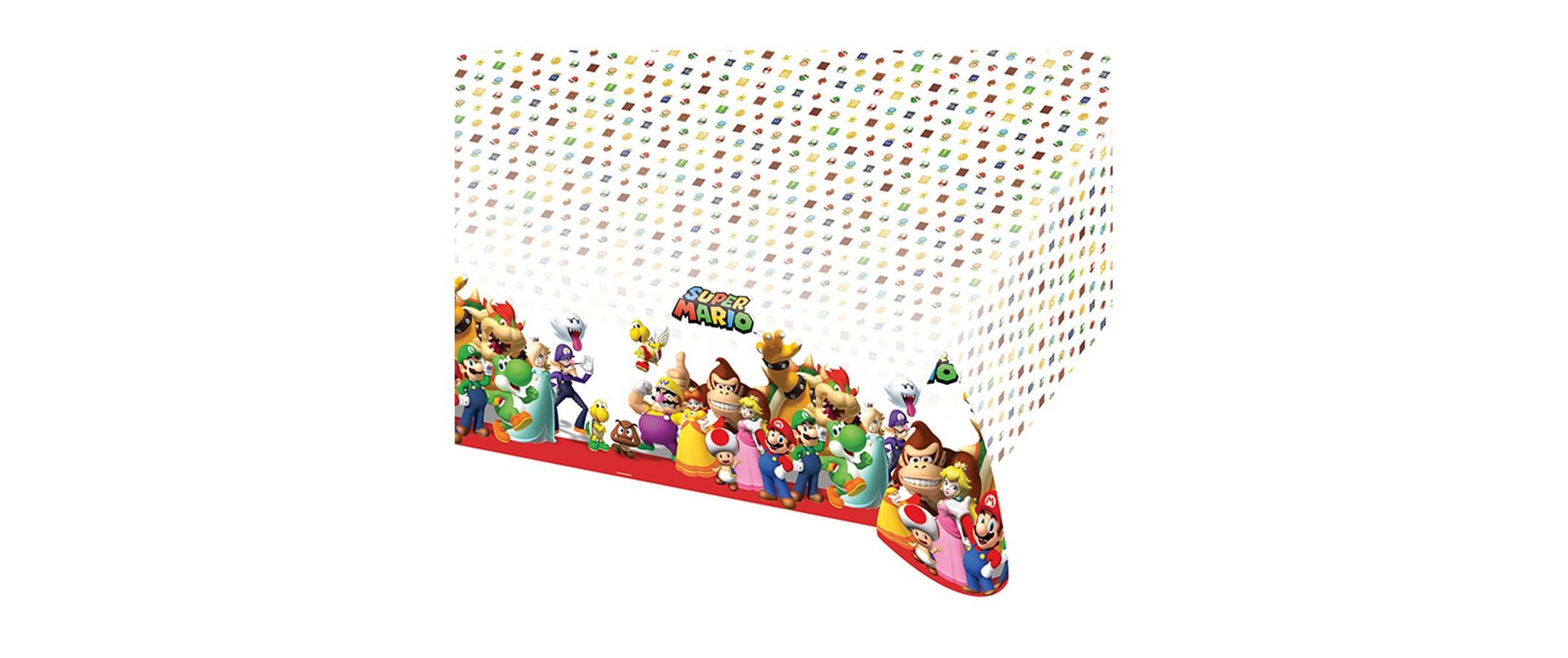 Amscan Tischdecke Super Mario 120 x 180 cm
