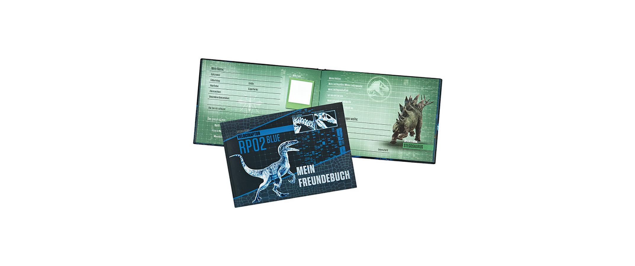 Undercover Freundebuch Jurassic World A5