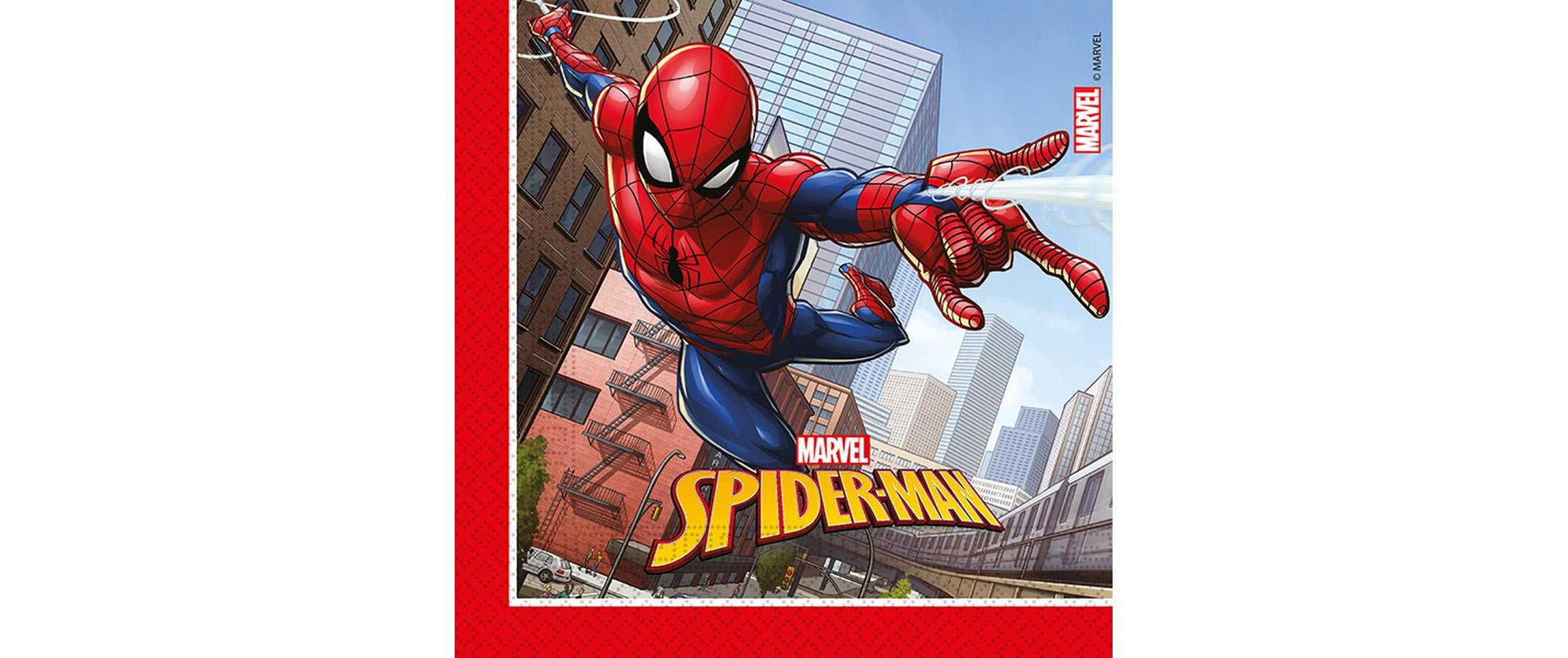 Amscan Papierservietten Marvel Spiderman 20 Stück
