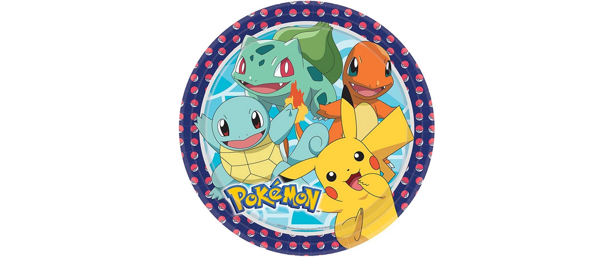 Amscan Einwegteller Pokemon 8 Stück