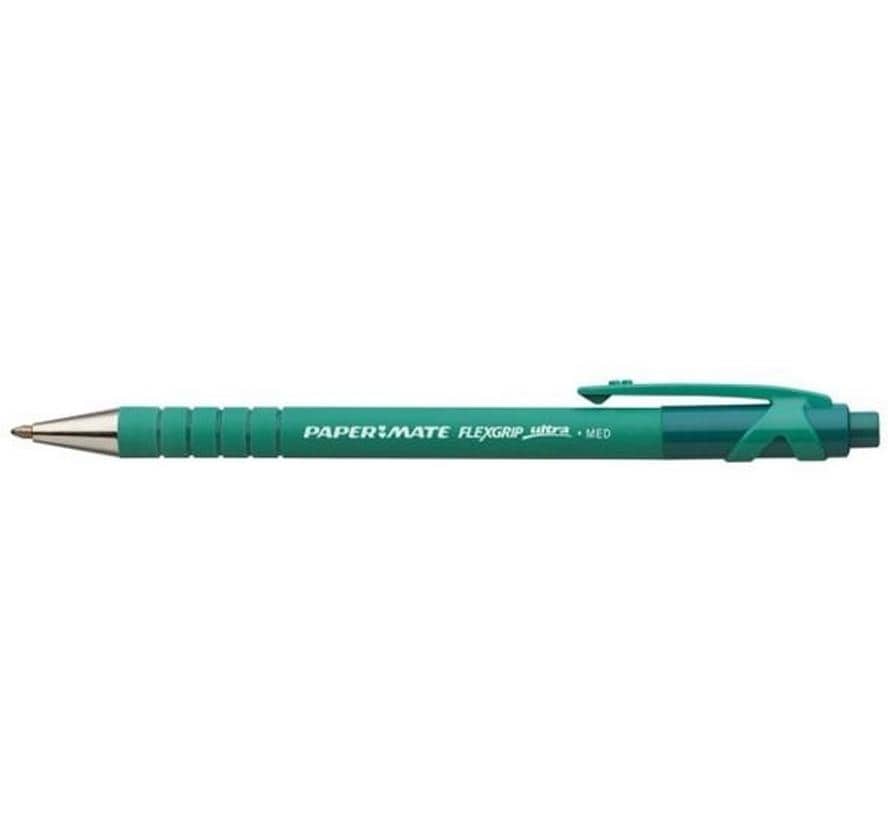 Paper Mate Kugelschreiber Flexgrip Ultra, 1 mm, Grün, 1 Stück