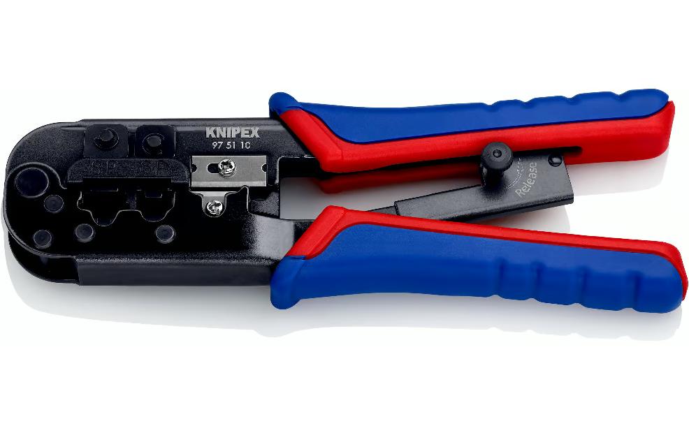 Knipex Crimpzange für RJ45-Westernstecker 190 mm