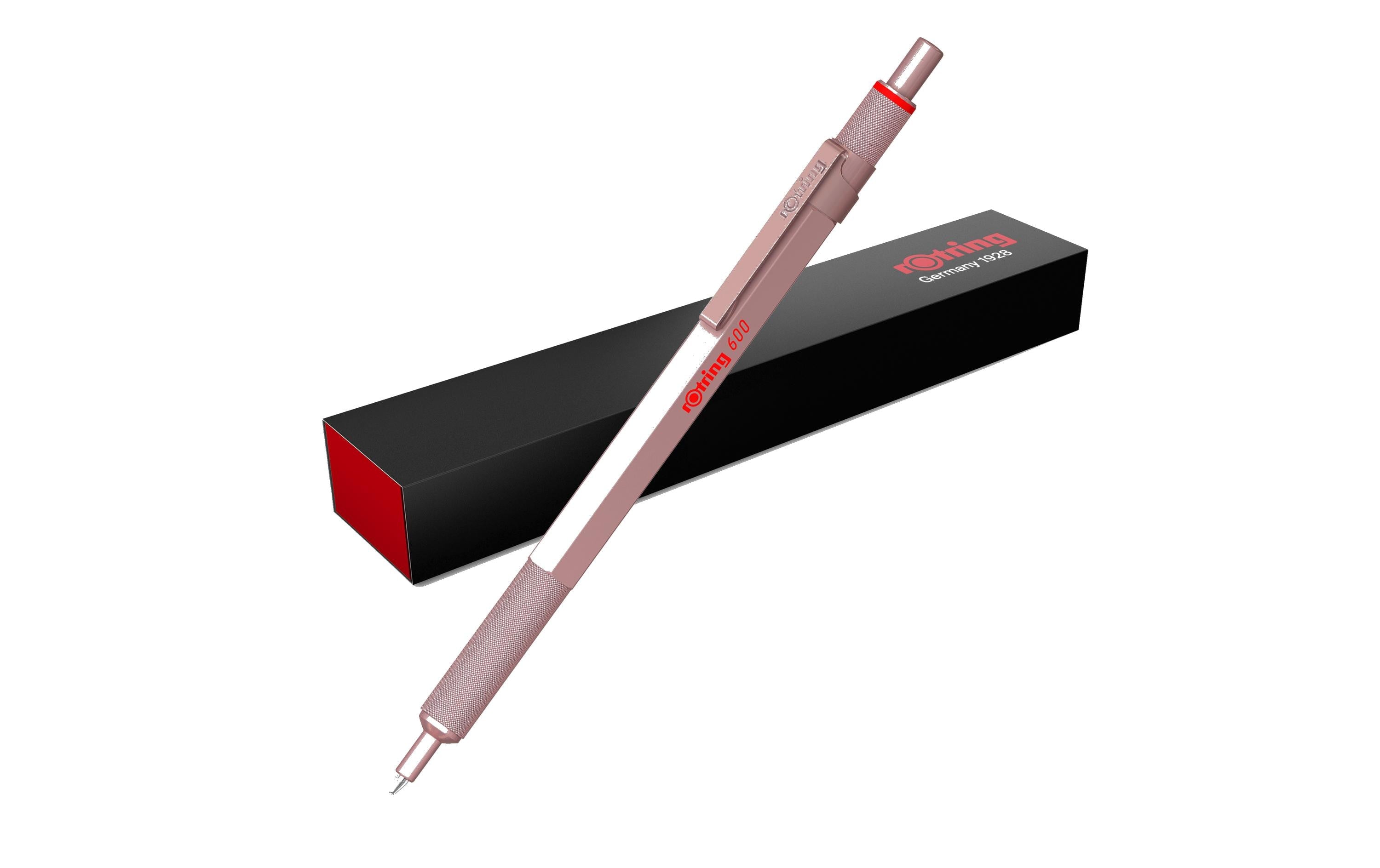 Rotring Kugelschreiber 600 Metallic Medium (M), Rosegold