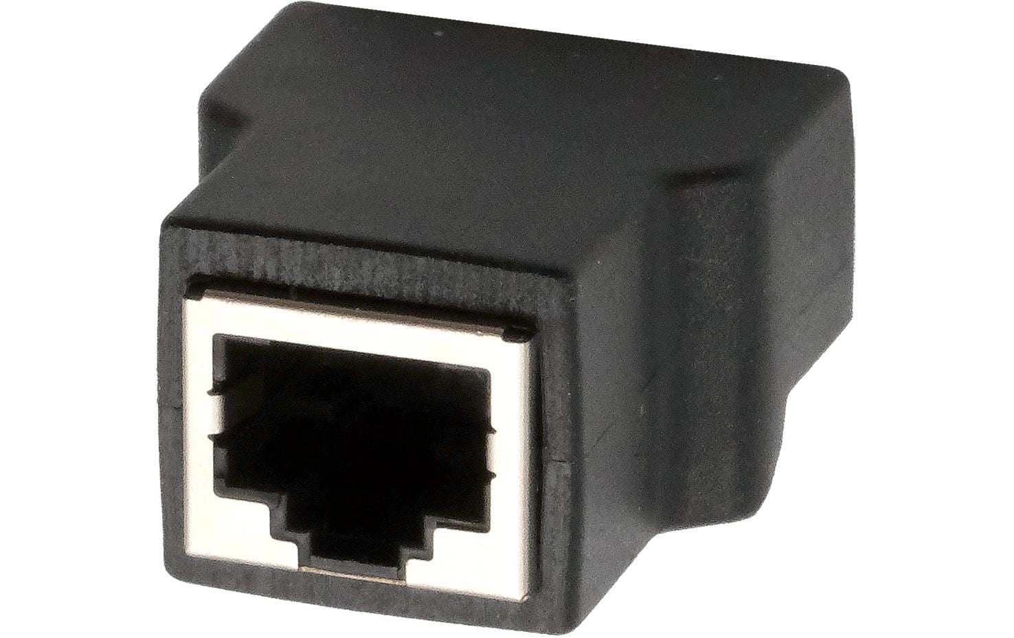 Exsys Buchse RJ45 zu 8-pin Terminalblock mit Drucktaster 1 Stück