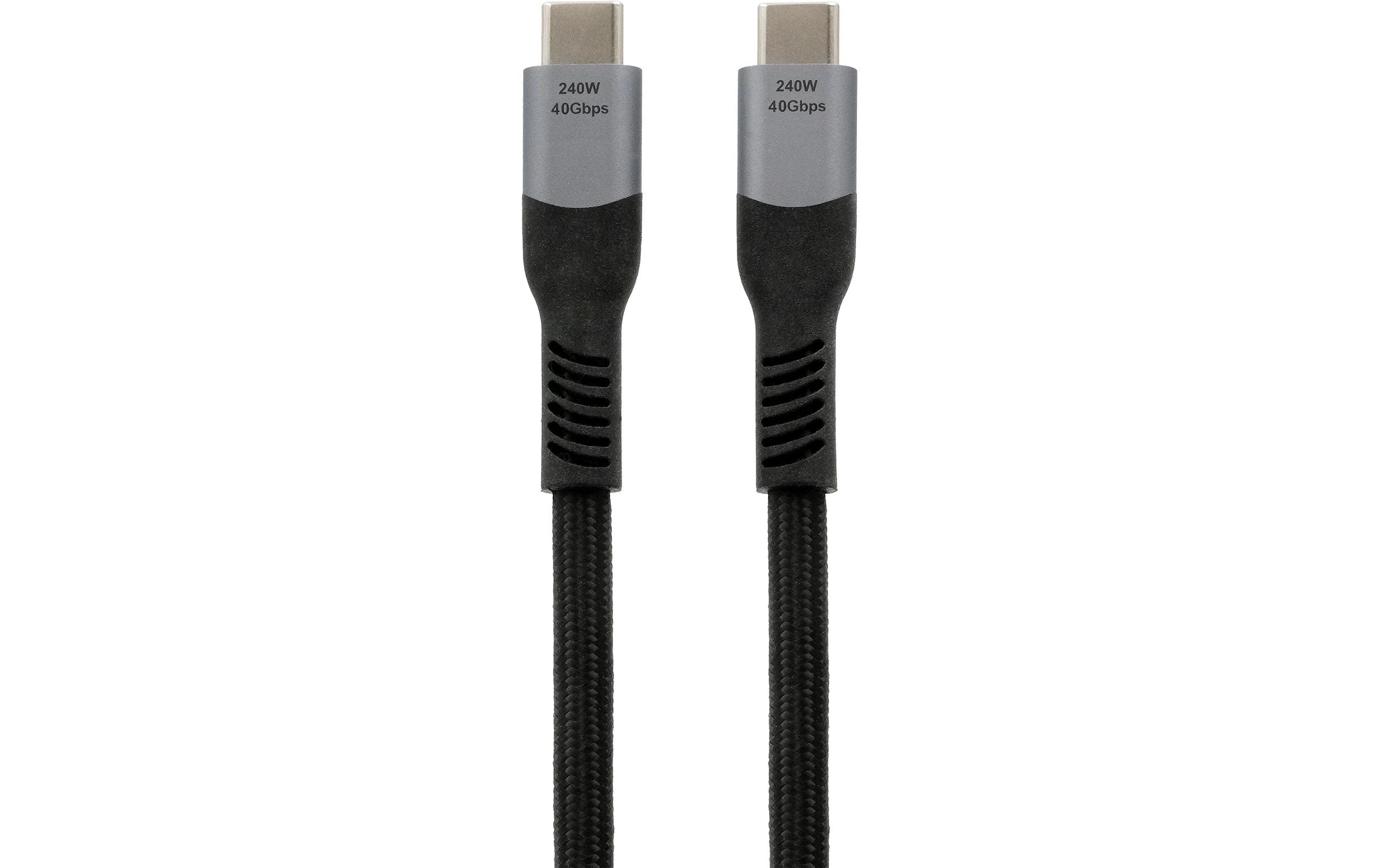 Exsys USB-Ladekabel EX-K1598 USB4 USB C - USB C 2 m