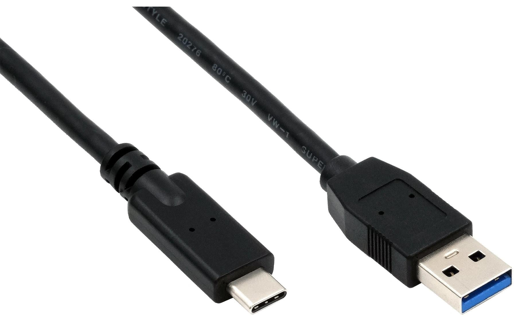 Exsys USB-Ladekabel EX-K1584 USB C - USB A 5 m
