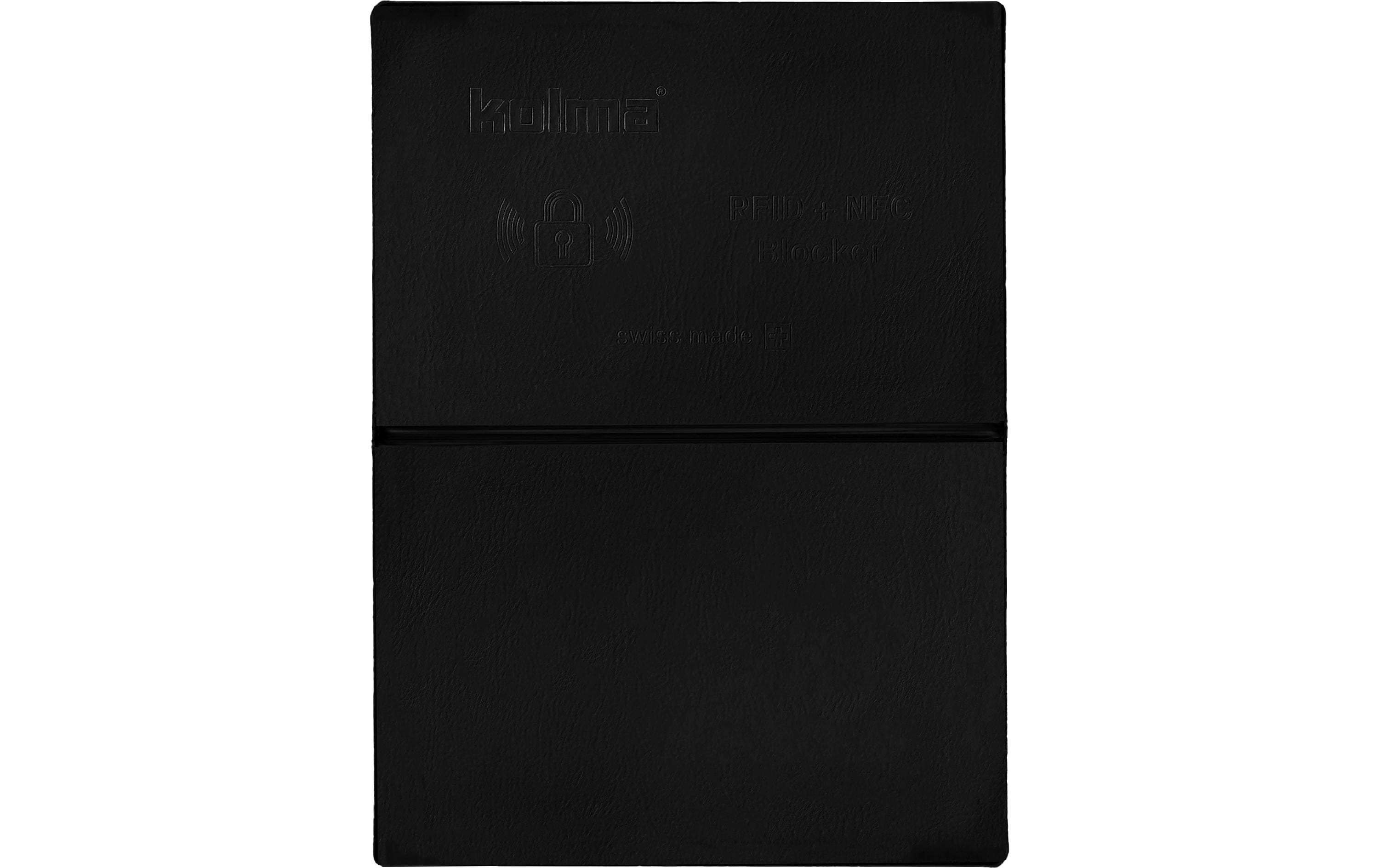 Kolma Kreditkartenhülle doppelt mit RFID Blocker Schwarz