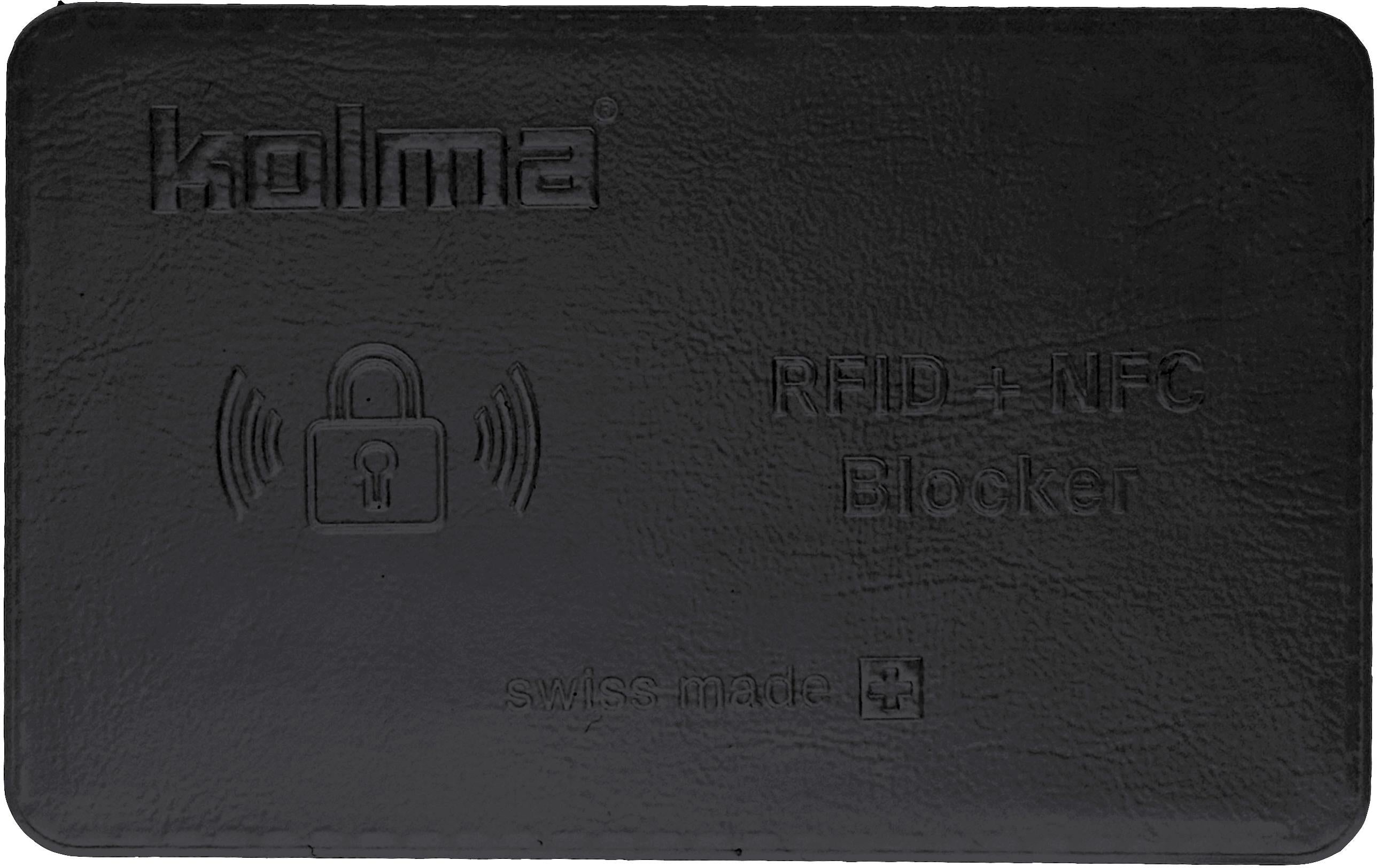 Kolma Kreditkartenhülle mit RFID Blocker Schwarz