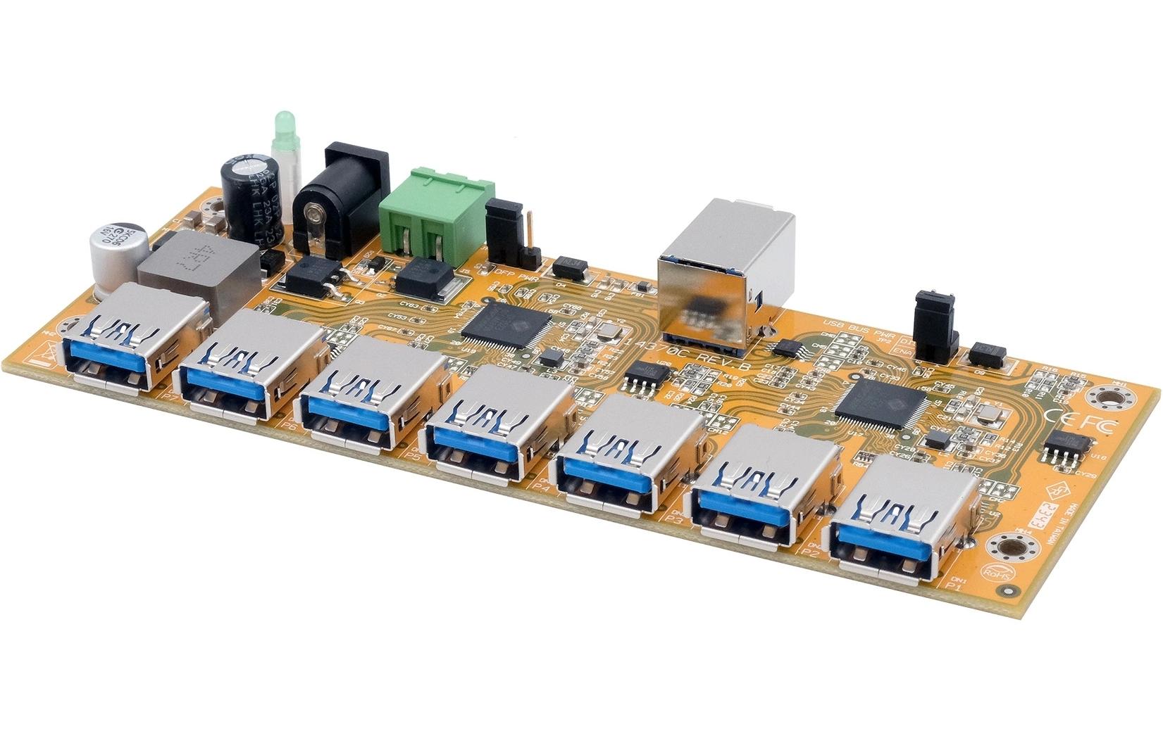 Exsys USB-Hub EX-1188HMS-3-PL