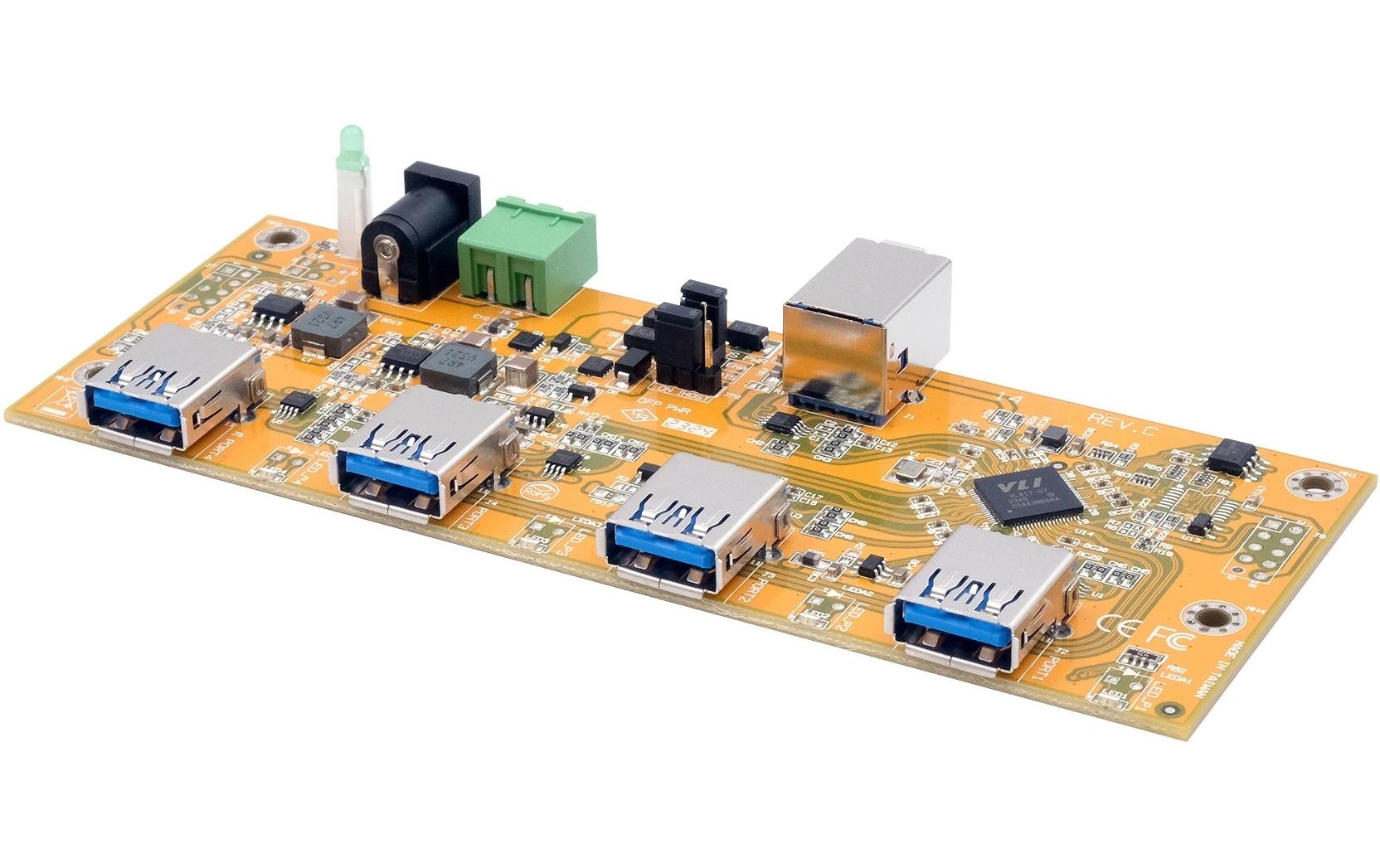 Exsys USB-Hub EX-1184HMVS-2-PL