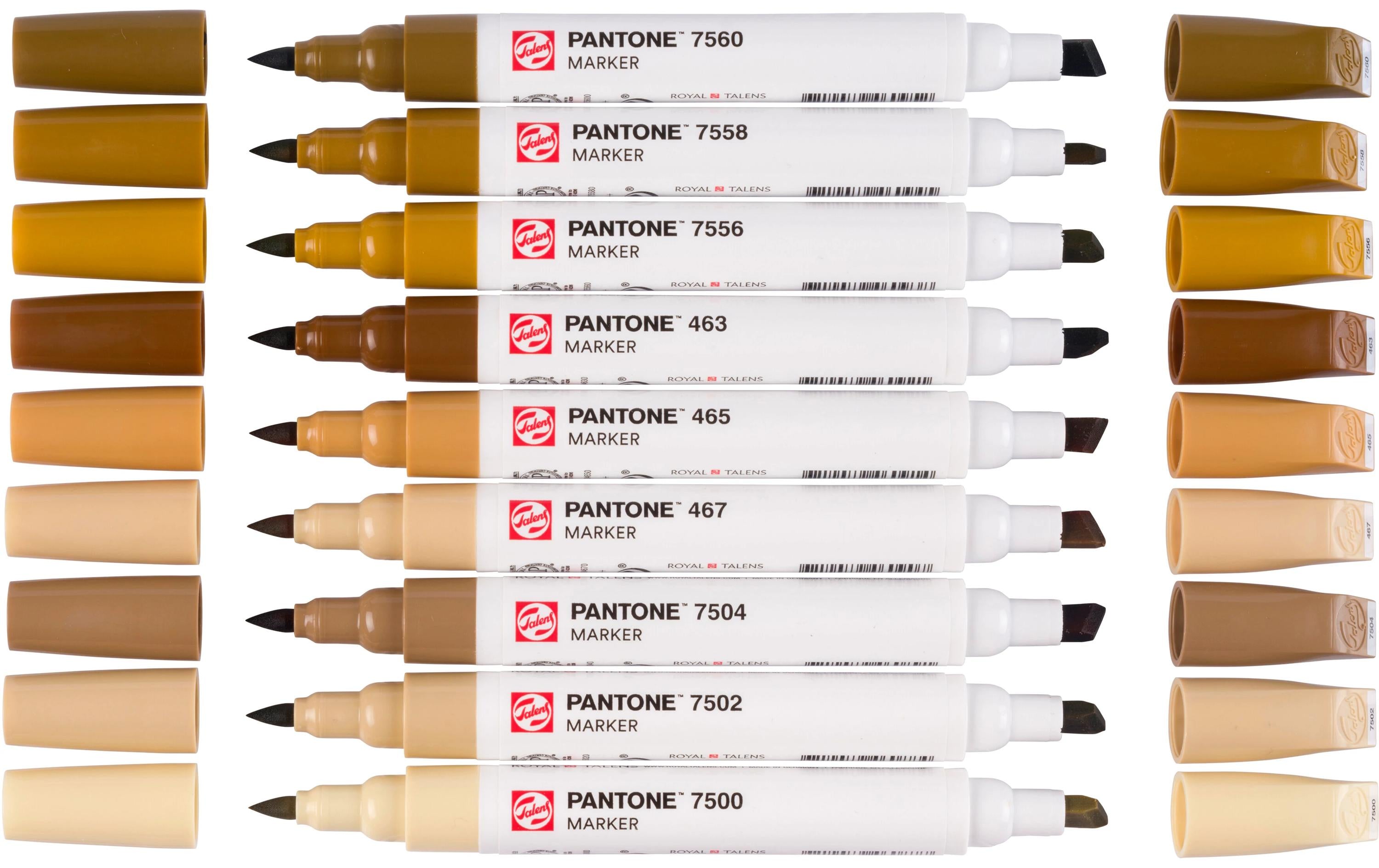 Talens Pantone Marker 9x Set Brown