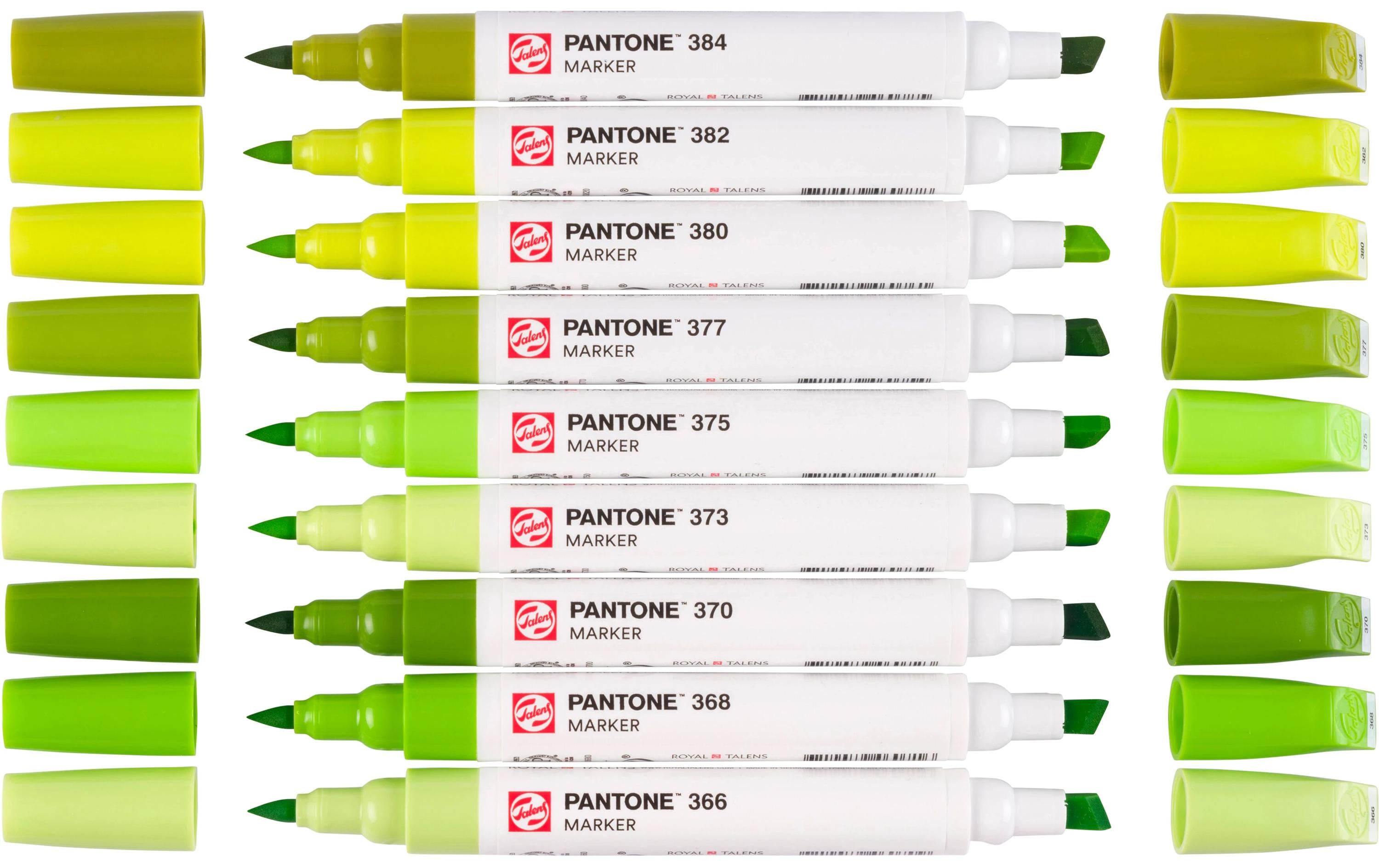 Talens Pantone Marker Set 9x Gelb/Grün
