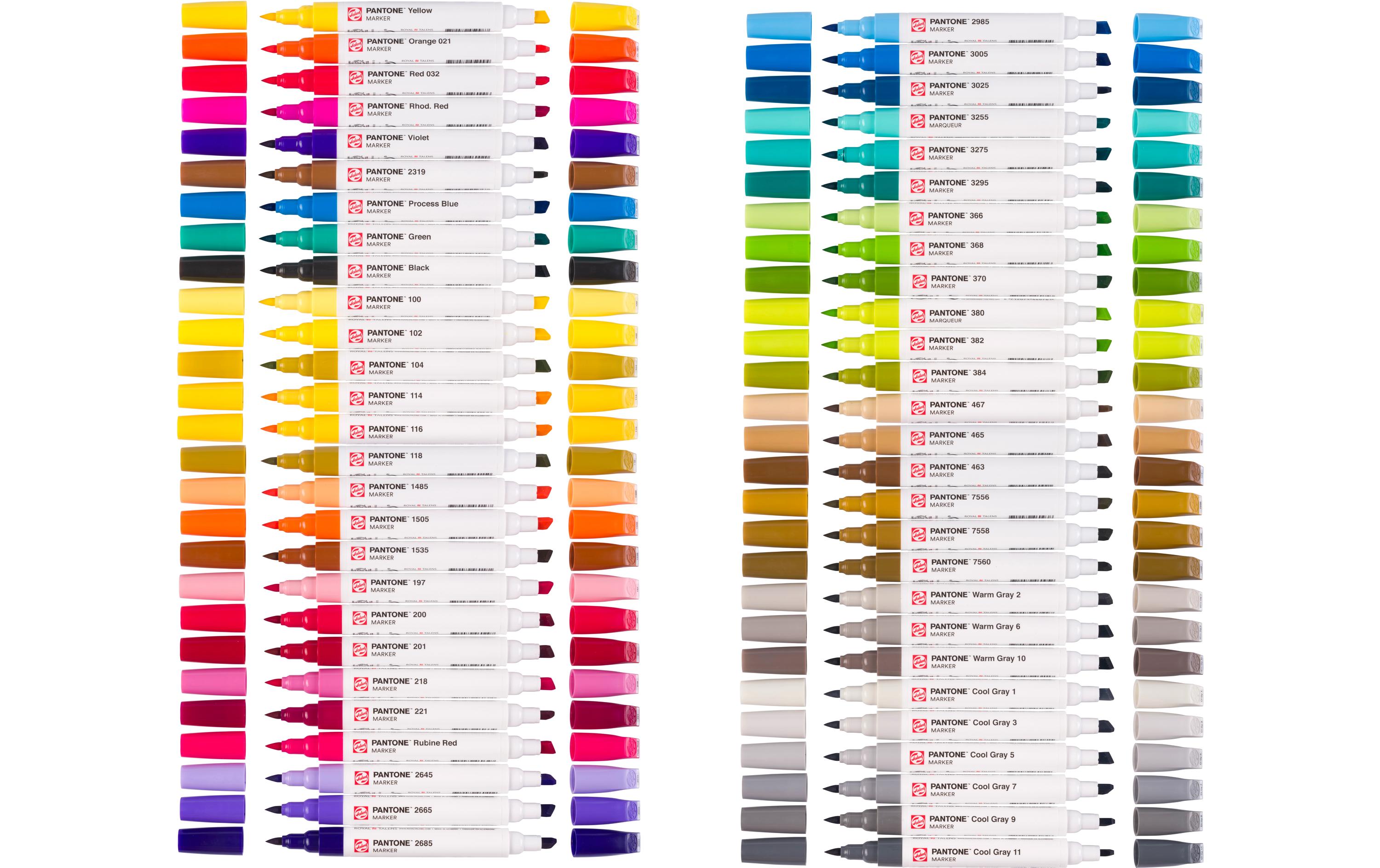 Talens Pantone Marker Set 54x Mehrfarbig