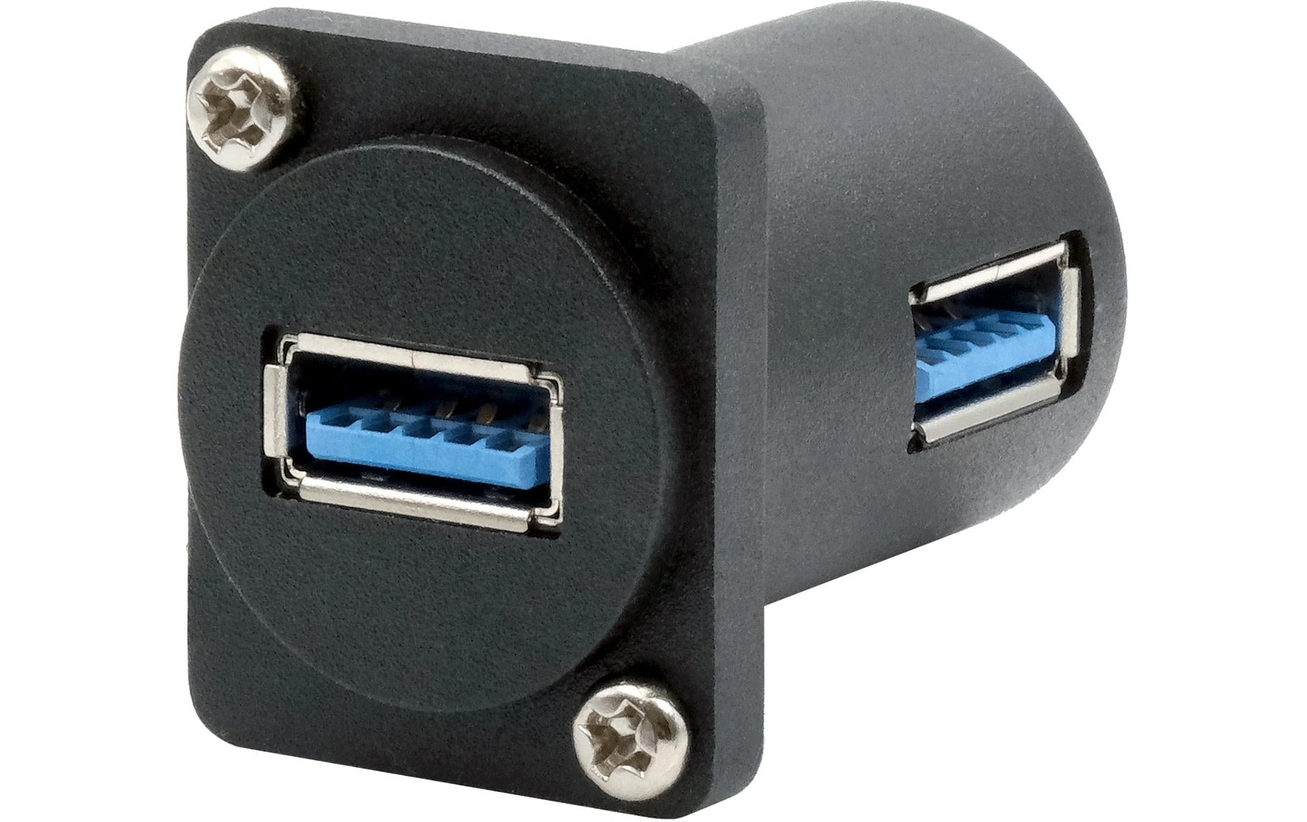 Exsys USB 3.1 Adapter D-Typ USB-A Buchse - USB-A Buchse