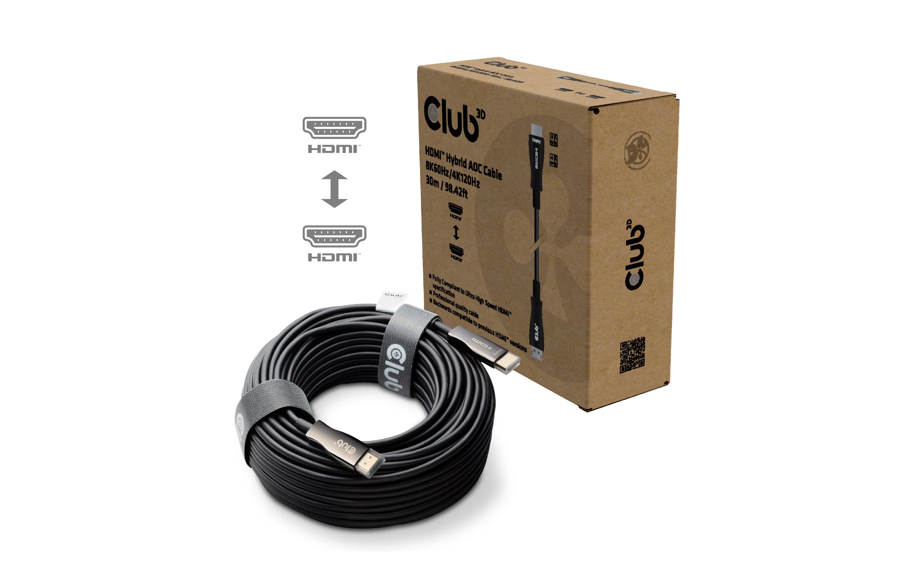 Club 3D Optisches Kabel CAC-1392 lub HDMI - HDMI, 30 m