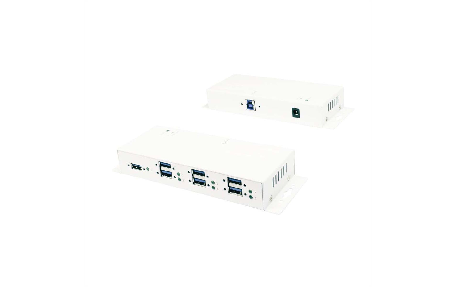 Exsys USB-Hub EX-1189HMVS-3W Weiss