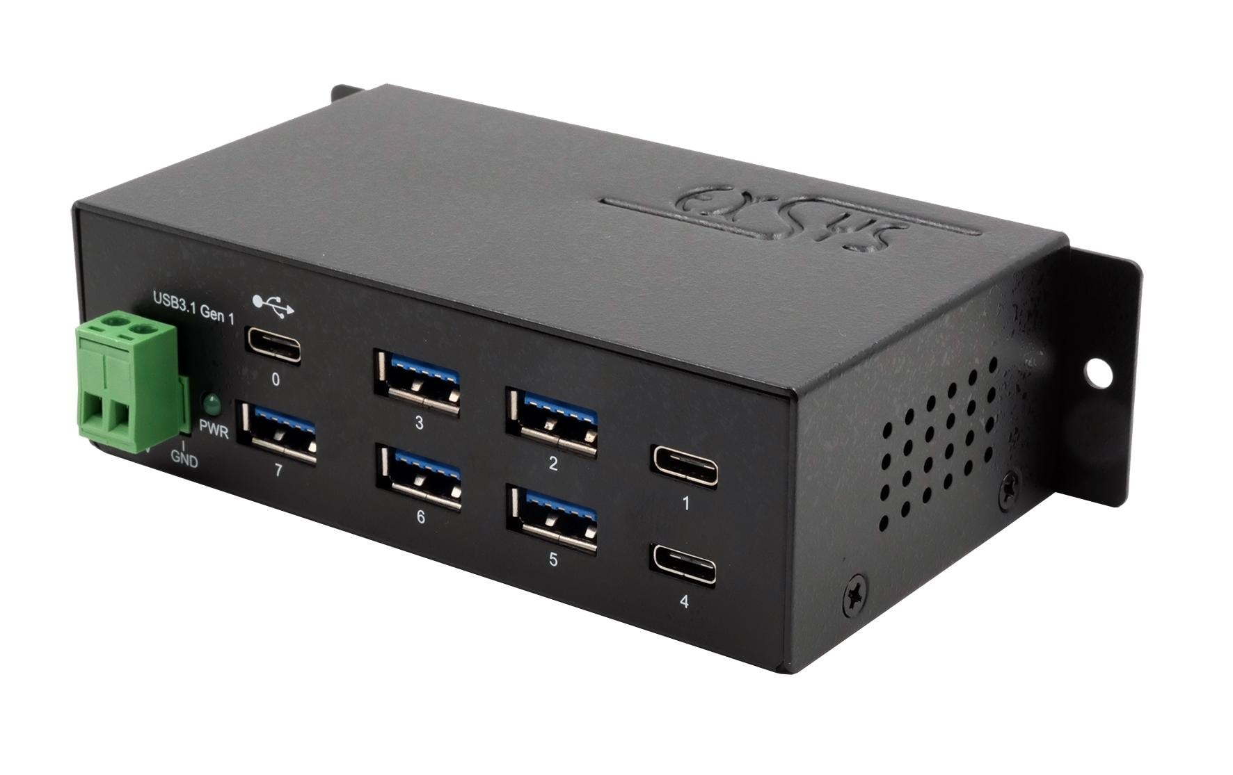 Exsys USB-Hub EX-1196HMS 7x USB 3.2 Gen 1