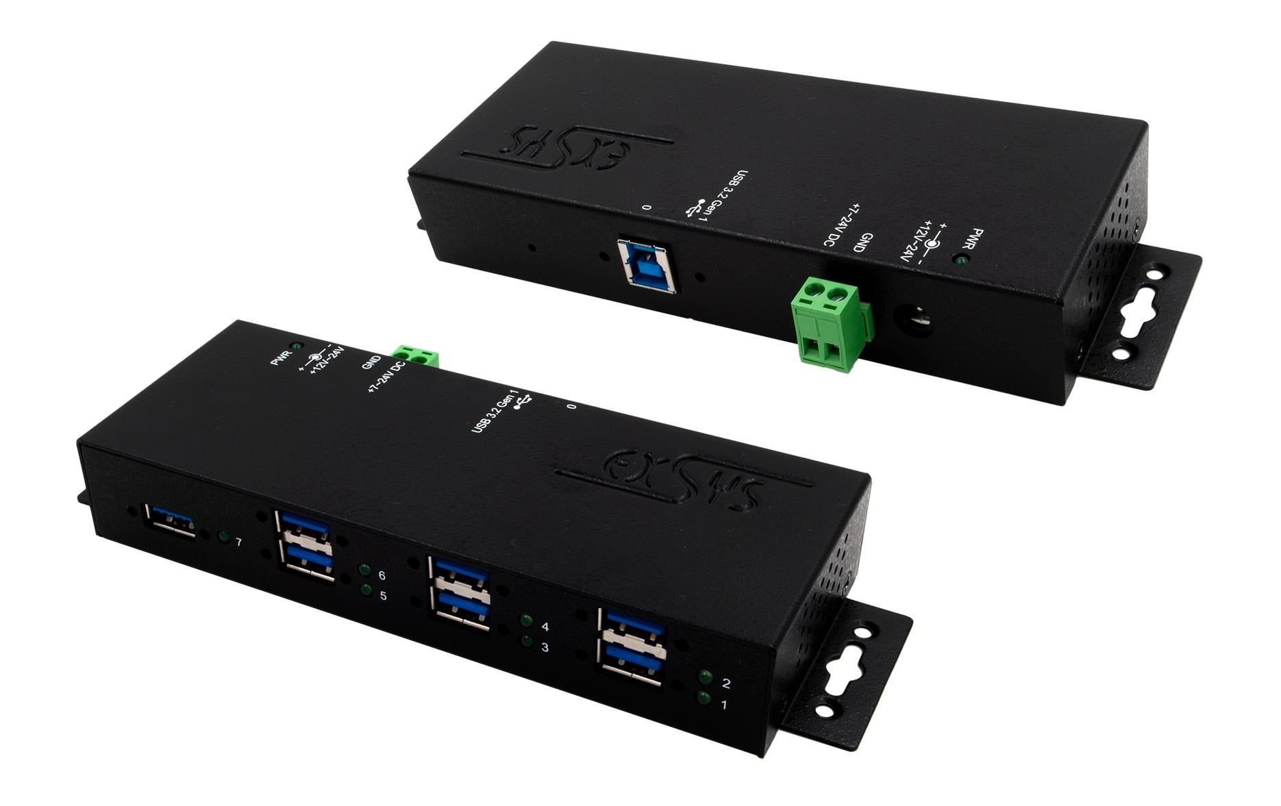 Exsys USB-Hub EX-1517HMVS 7-Port USB 3.2 Gen 1 (Managed)