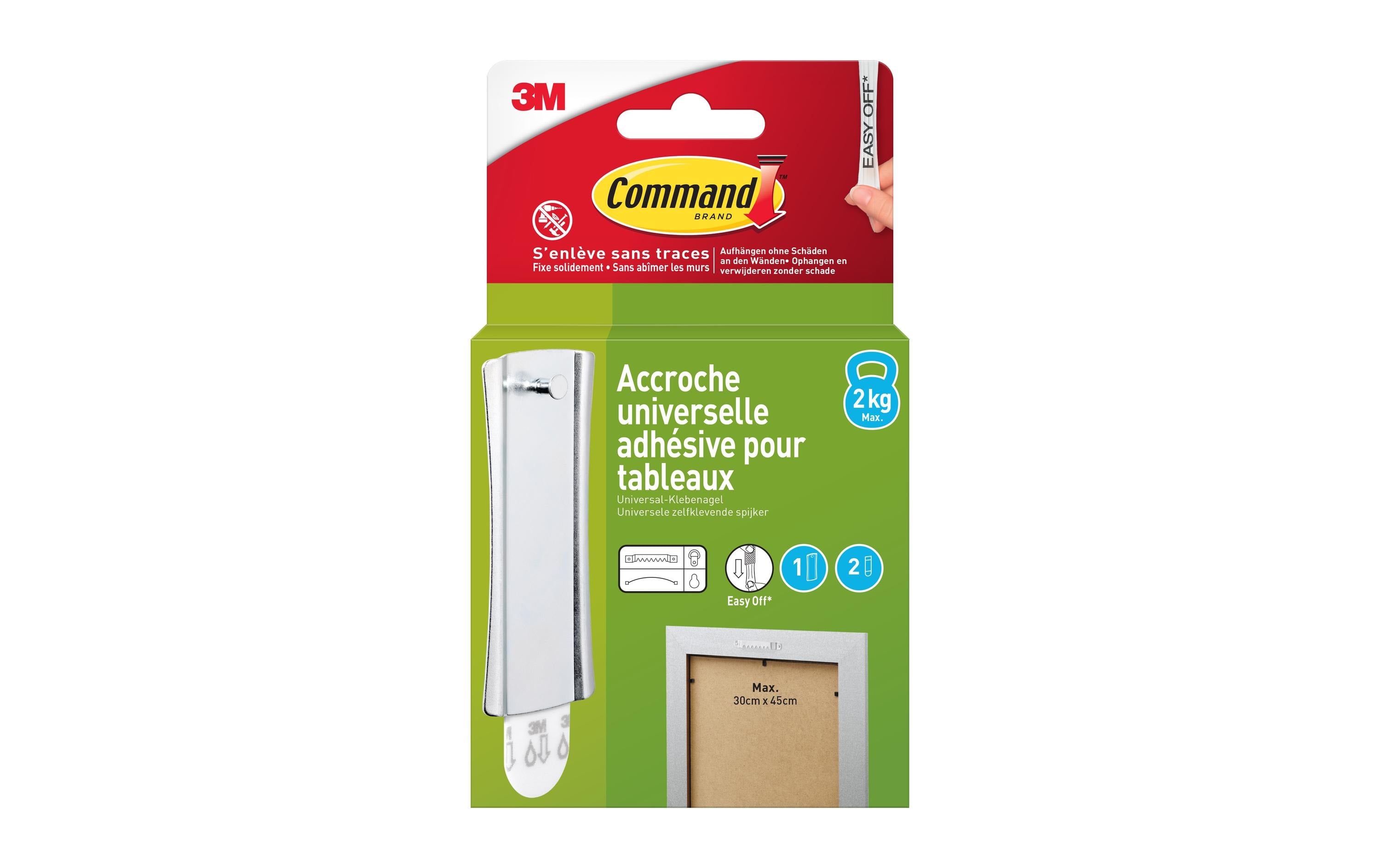 Command Haken Command L, 2 kg, Silber