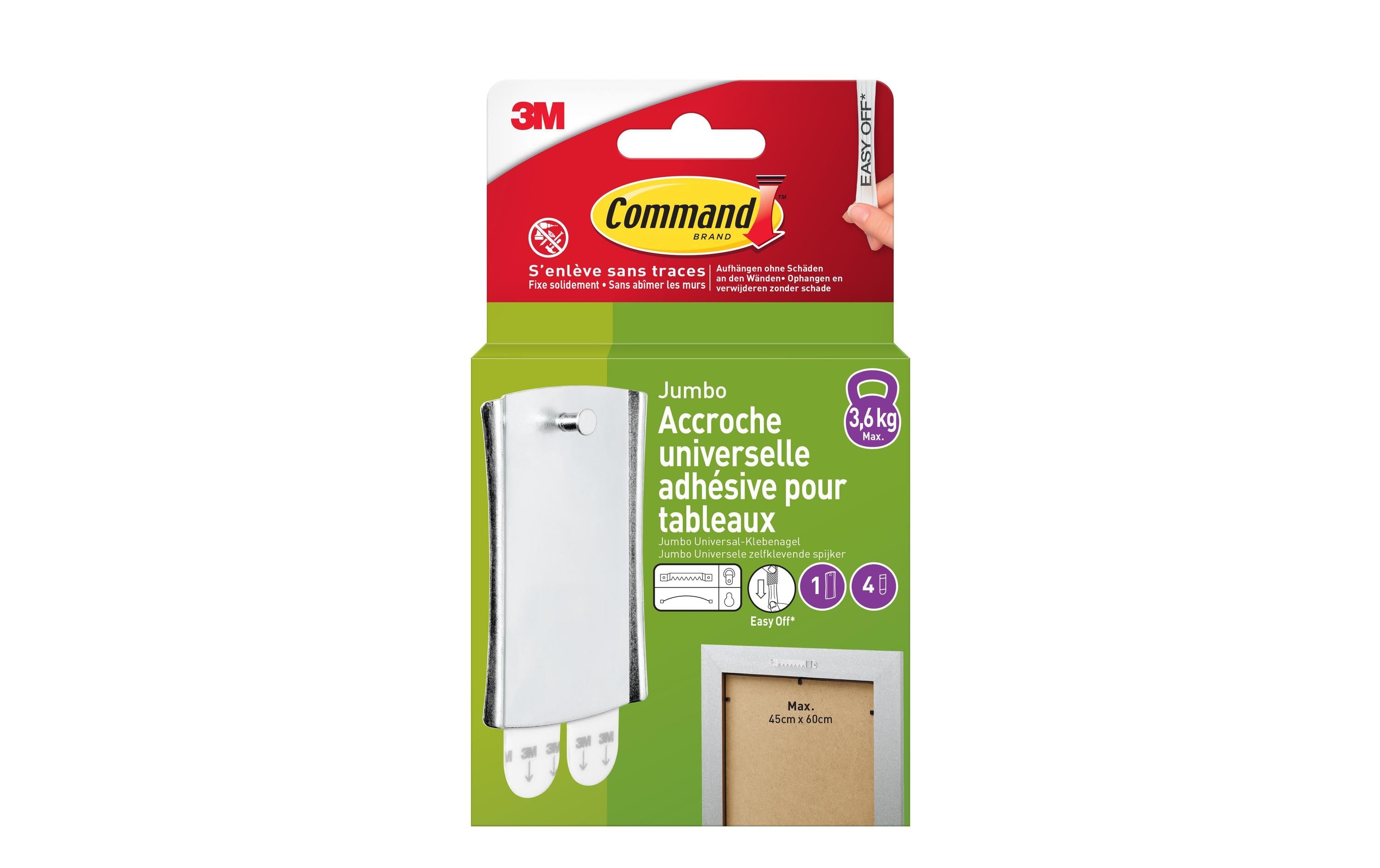 Command Haken Command 3.6 kg, Silber