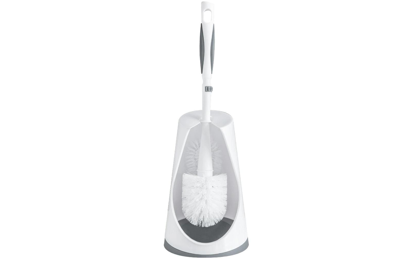 CreaClean WC-Besenhalterung Clarissa Grau/Weiss