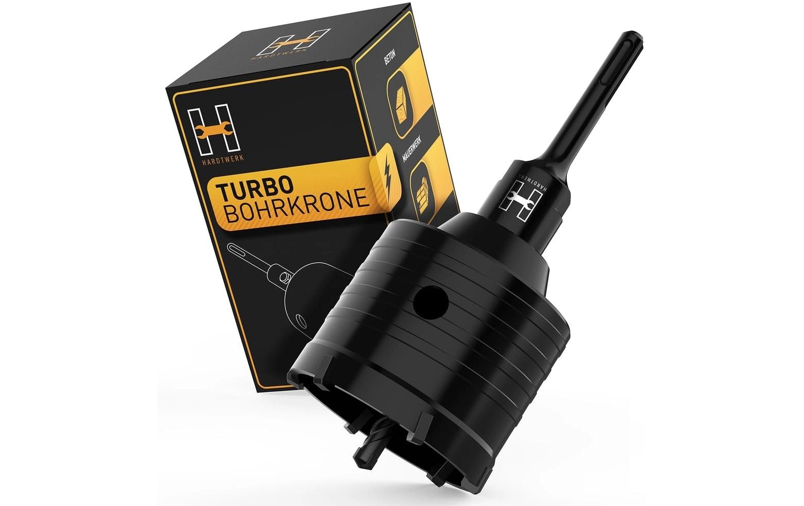 Hardtwerk Bohrer + SDS-Plus-Adapter 68 mm