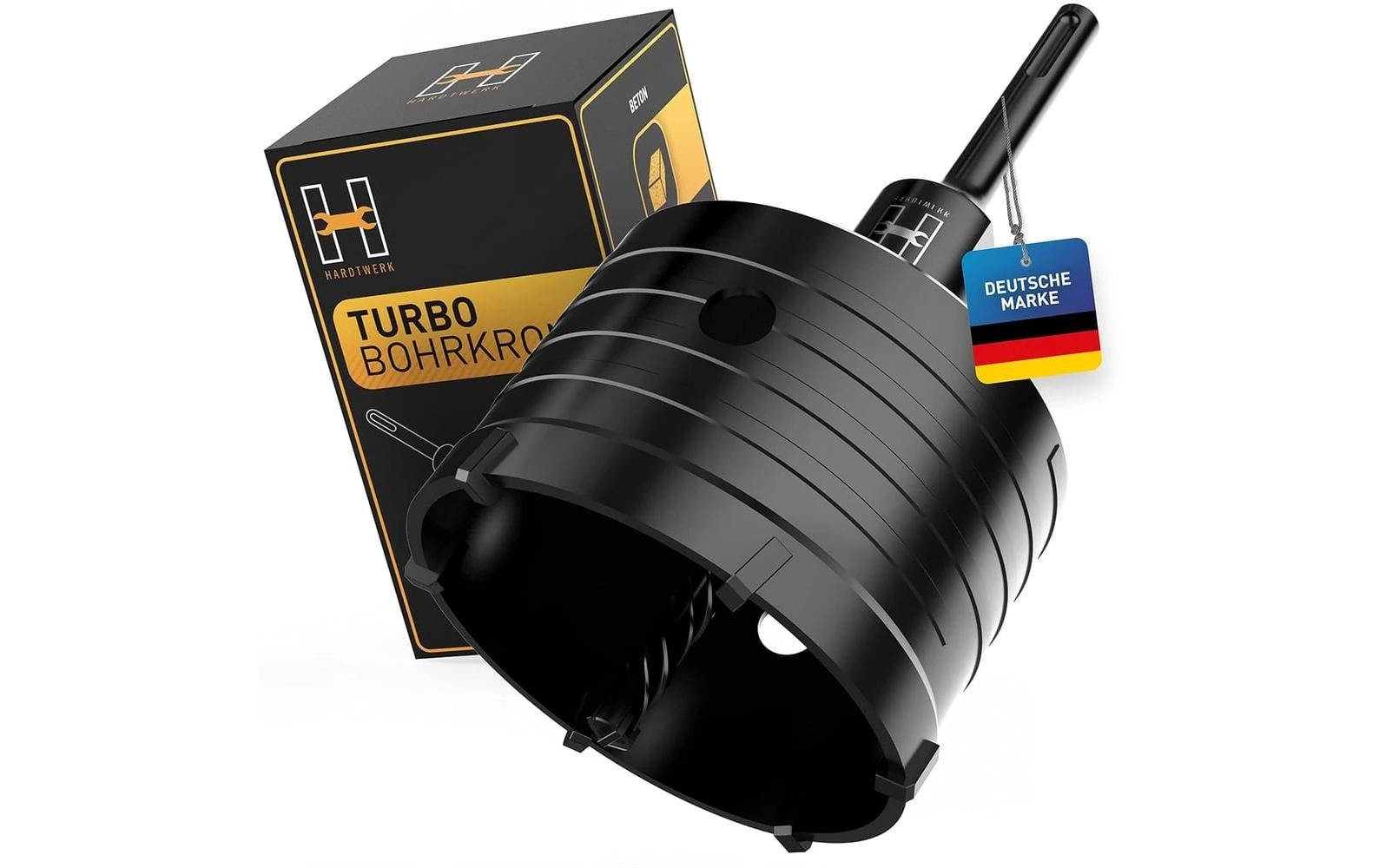 Hardtwerk Bohrer-Set + SDS-Plus-Adapter 82 mm