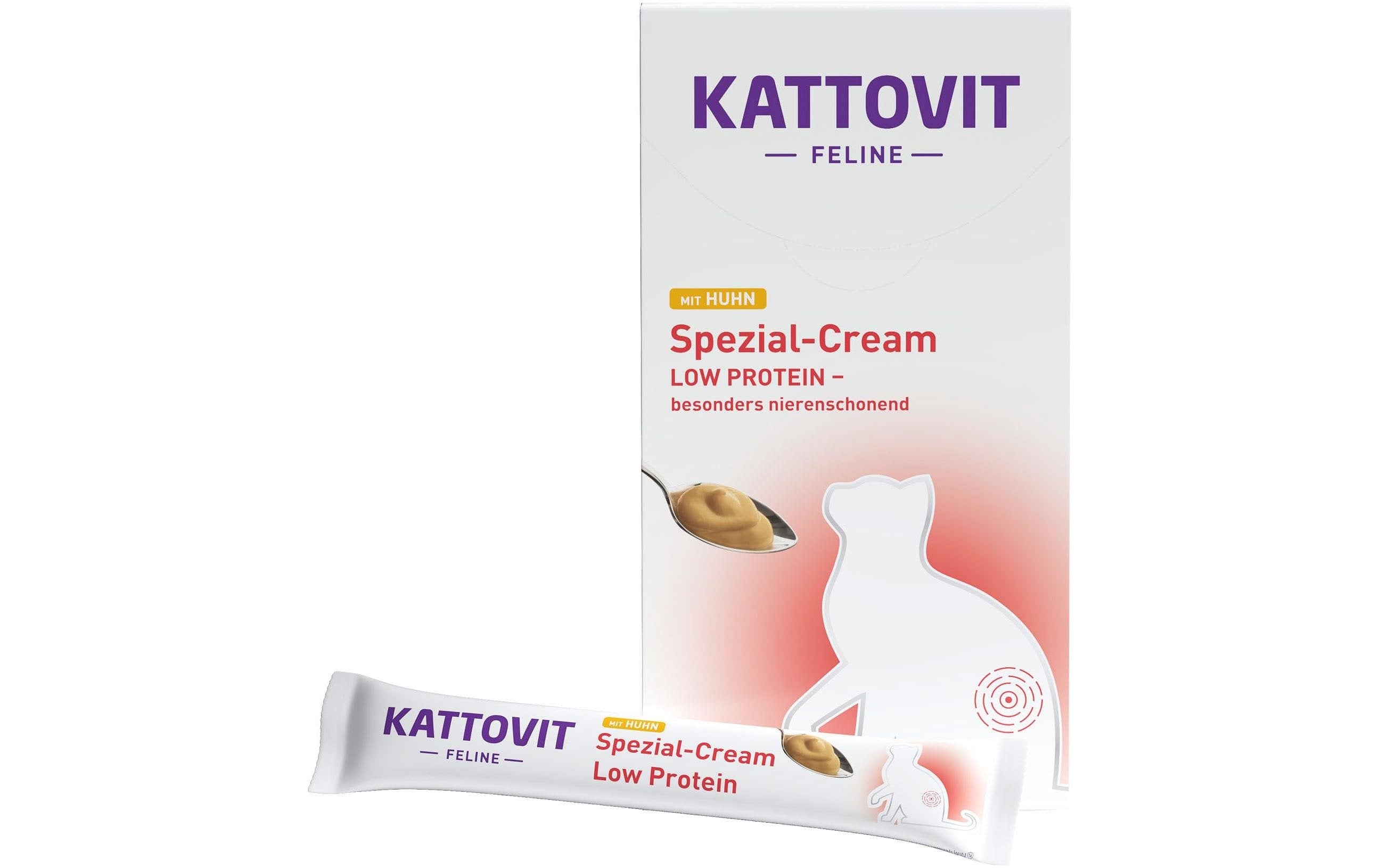 Kattovit Snack Spezial-Cream Niere / Renal Huhn, 6 x 15 g