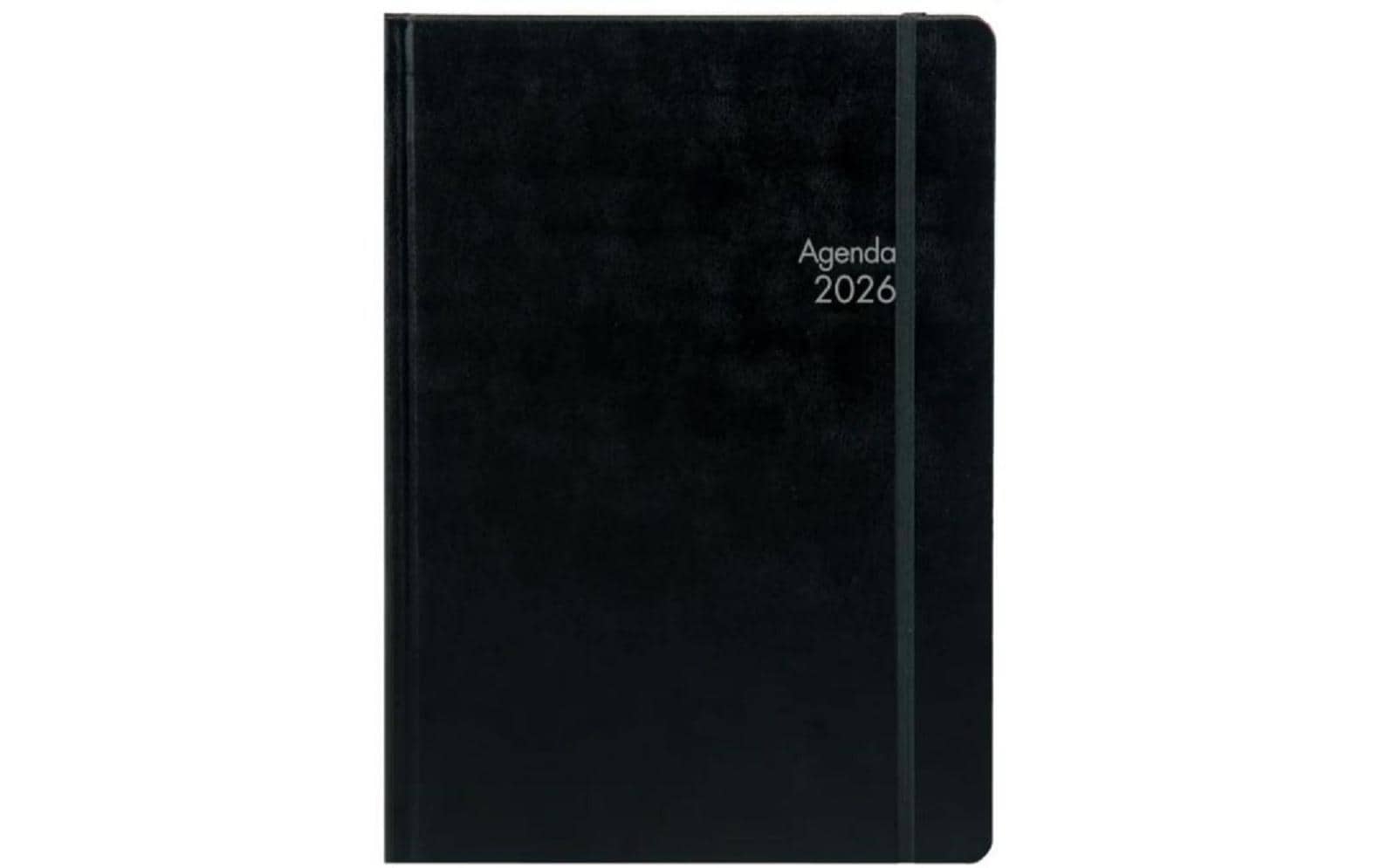 Simplex Tagesagenda  Simply Black 2026, 15 x 21 cm