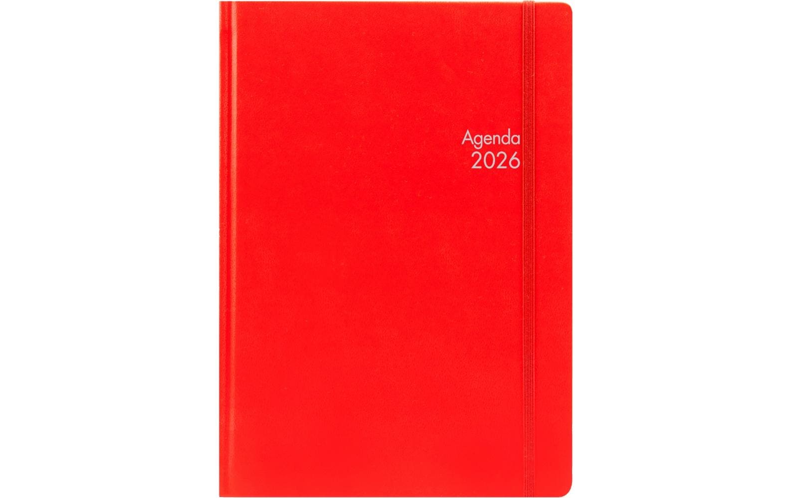 Simplex Tagesagenda  Simply Red 2026, 15 x 21 cm