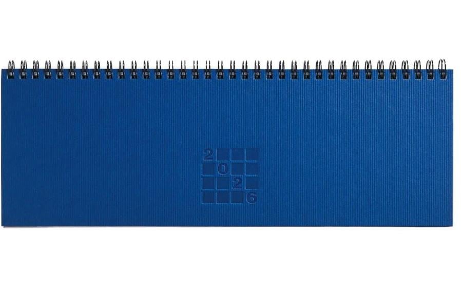 Simplex Tisch-Querkalender Septant 30.7 x 10.5 cm, 2026, Blau
