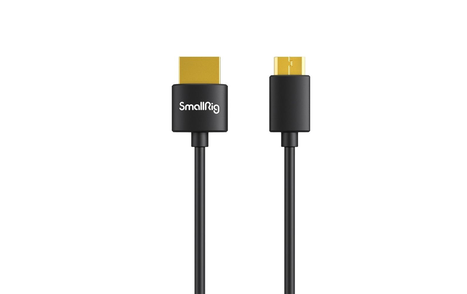 Smallrig Ultra Slim 4K-Datenkabel Mini-HDMI (HDMI-C) - HDMI, 0.55 m