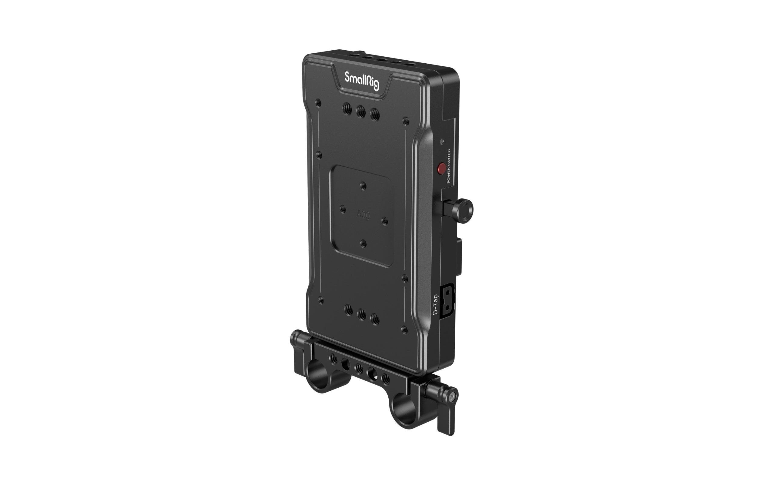 Smallrig Advanced V-Mount Akku-Montageplatte mit 15-mm-Stangenklemme