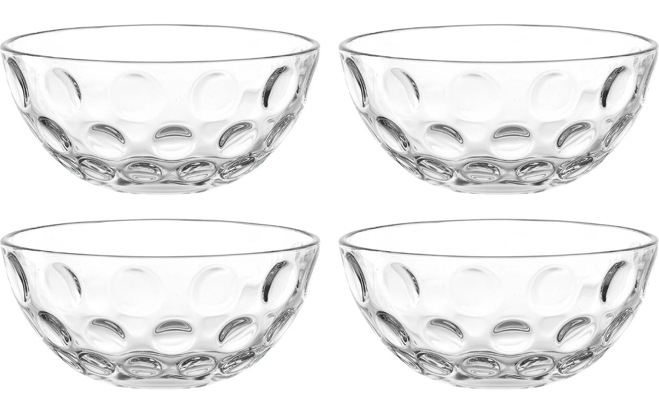 Leonardo Schale Cucina Optic 14 cm, 4 Stück, Transparent