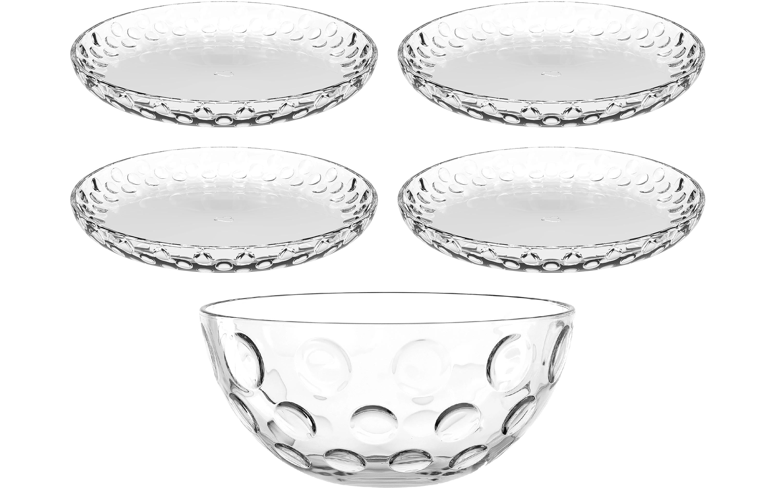 Leonardo Schale/Teller Set Cucina Optic 5-teilig, Transparent