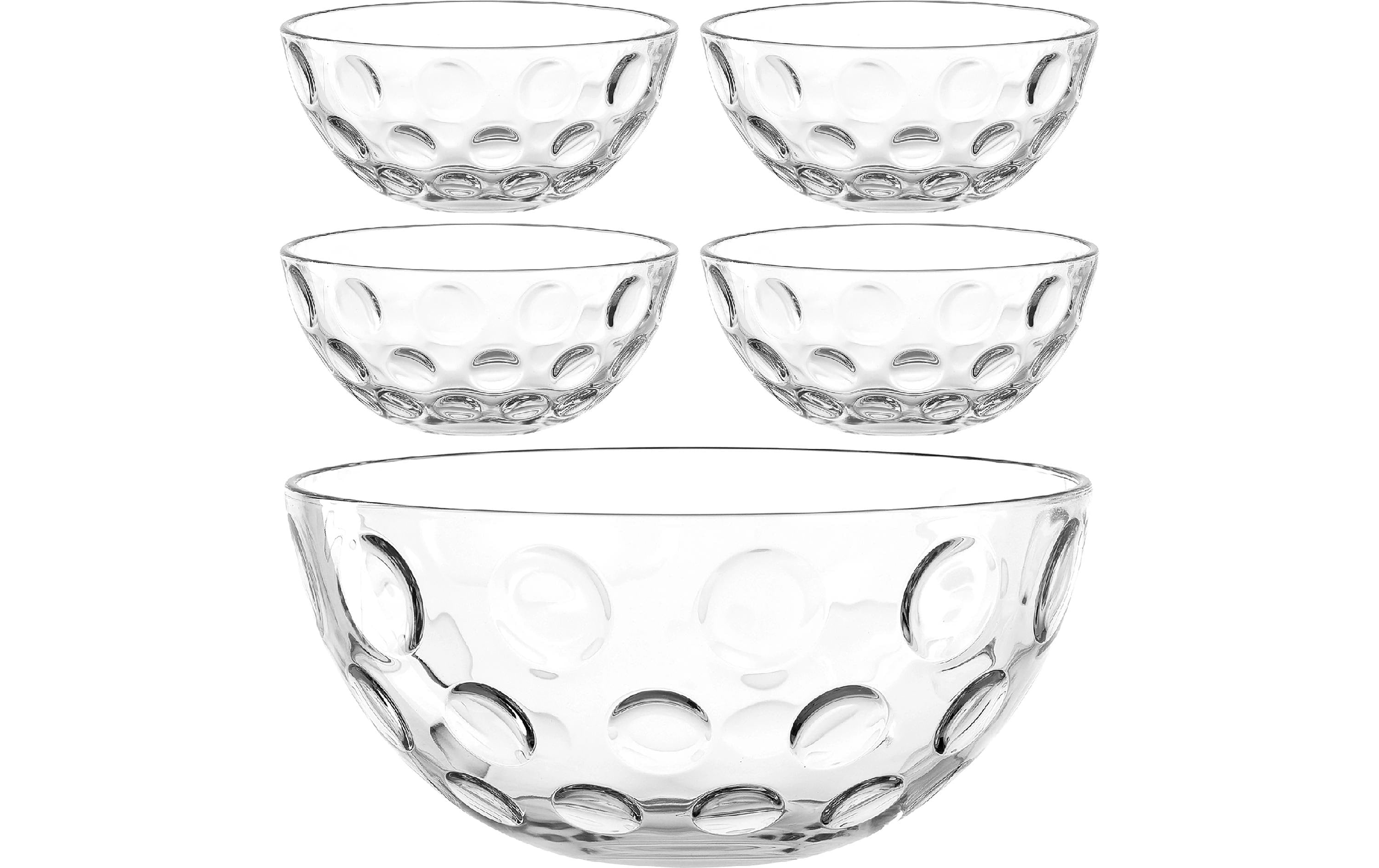 Leonardo Schalenset L Cucina Optic 5-teilig Transparent