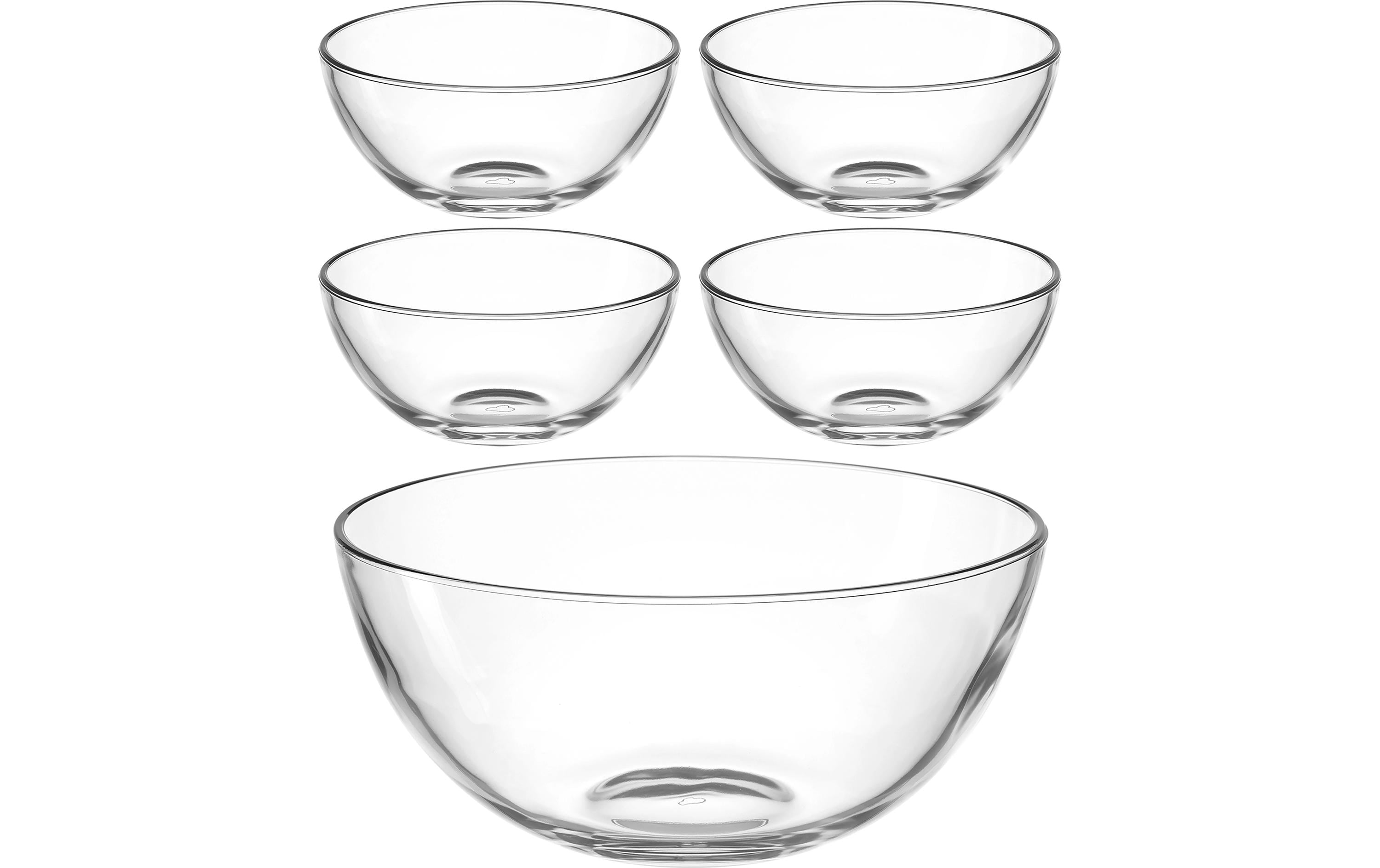 Leonardo Schalenset S Cucina 5-teilig Transparent