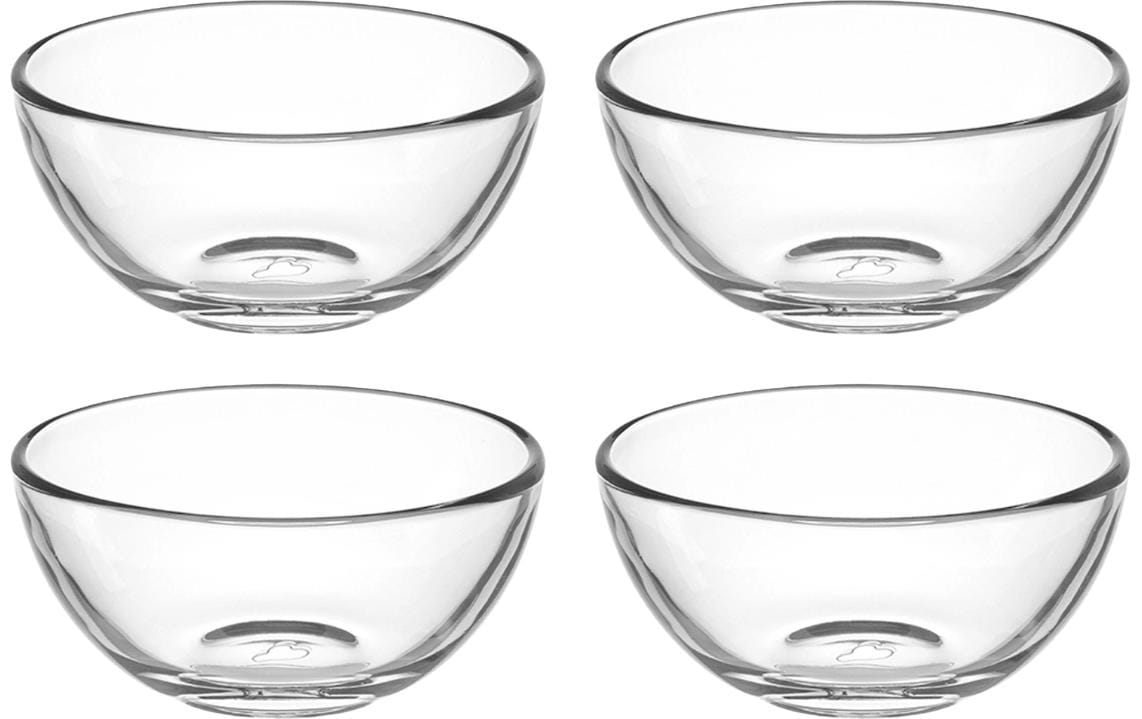 Leonardo Schale Cucina 10 cm, 4 Stück, Transparent