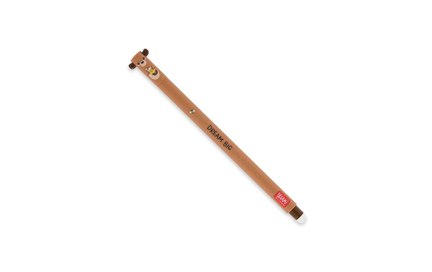 Legami Gelschreiber Teddy Bear löschbar, 0.7 mm, Rot