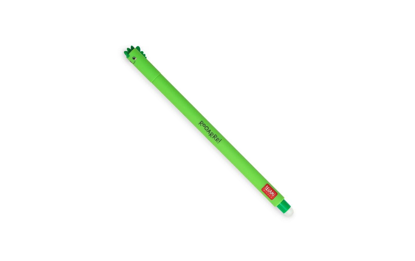 Legami Gelschreiber Dino löschbar, 0.7 mm, Grün