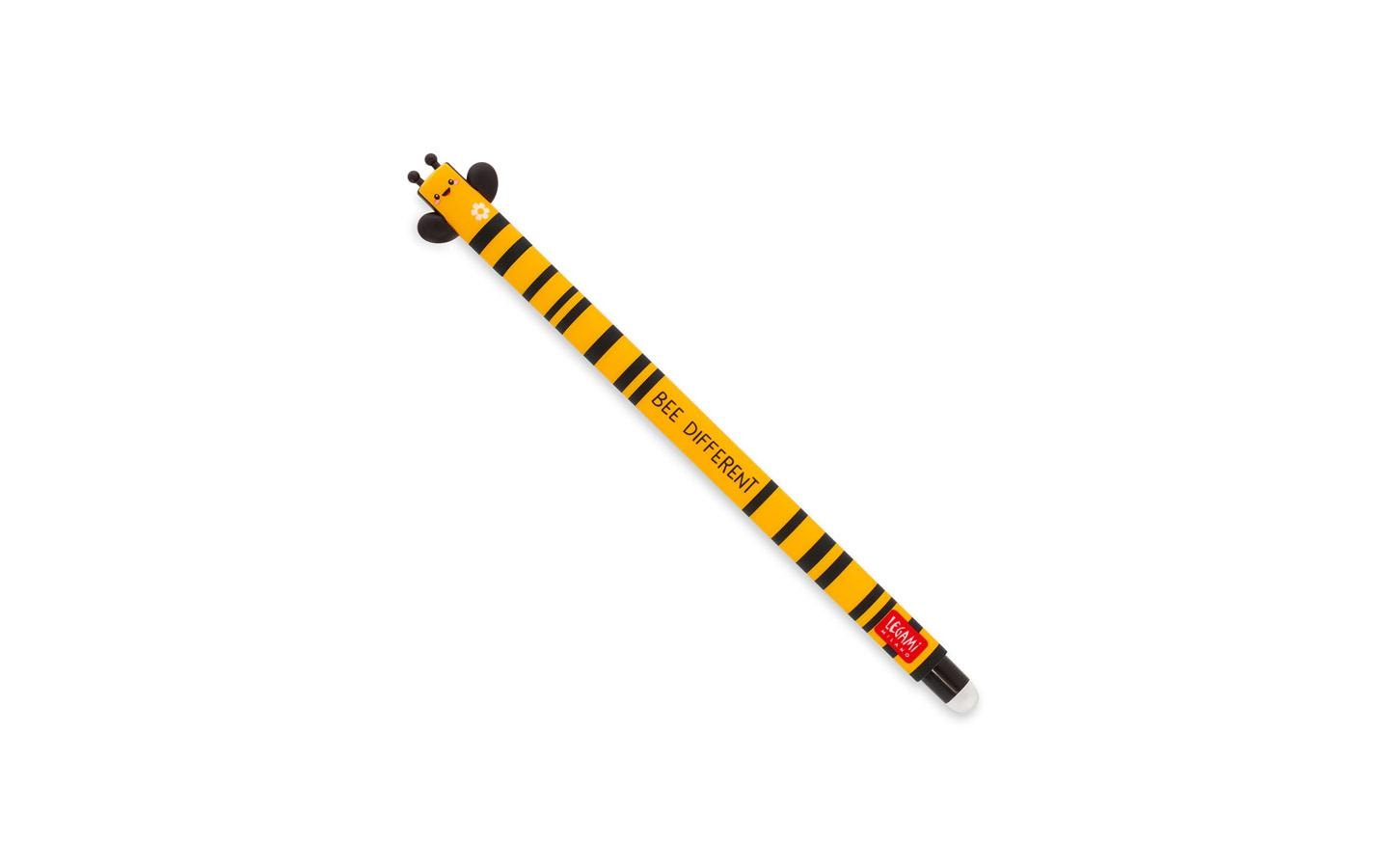 Legami Gelschreiber Bee löschbar, 0.7 mm, Schwarz