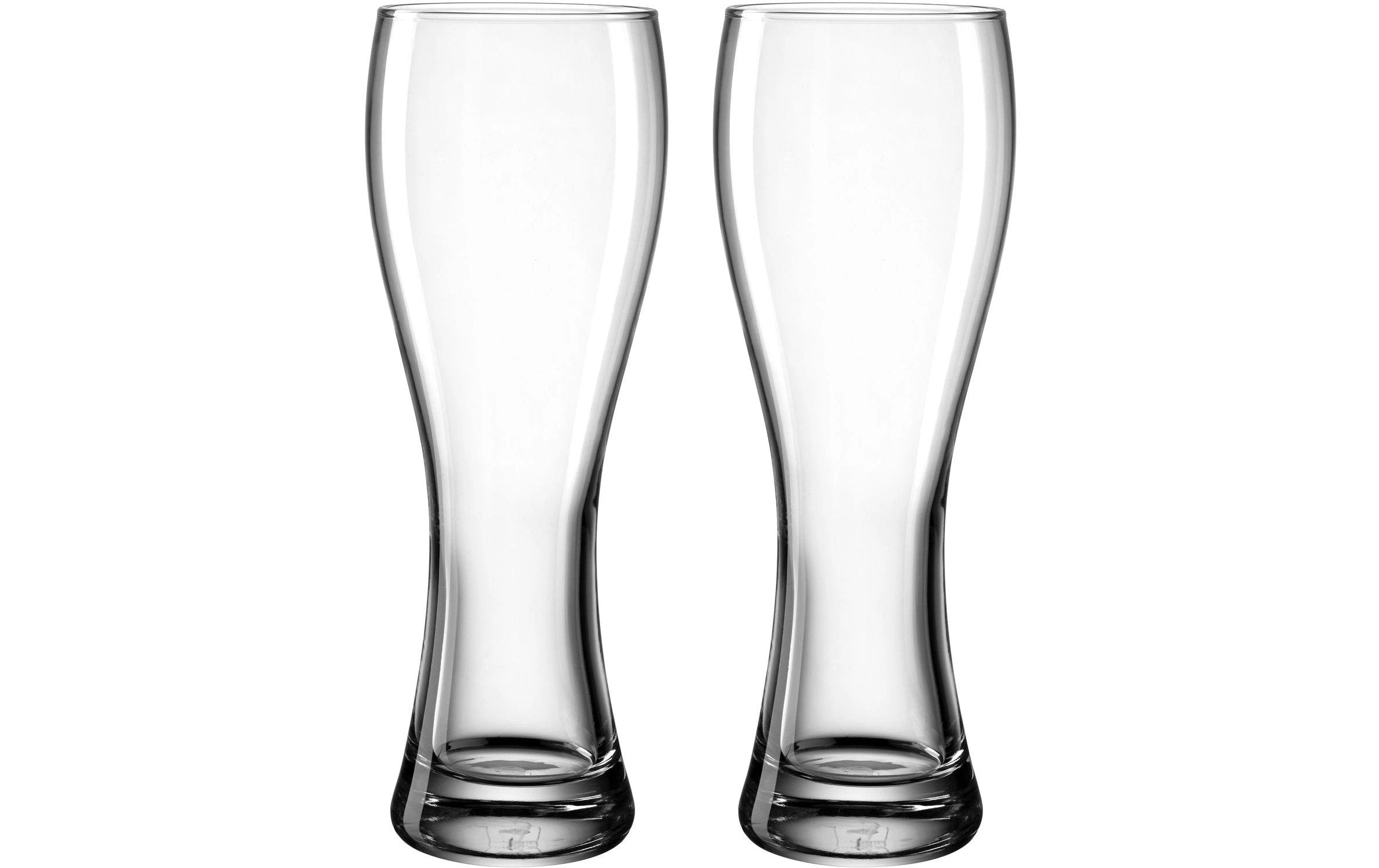 Leonardo Weizenbiergläser Maxima 500 ml, 2 Stück, Transparent