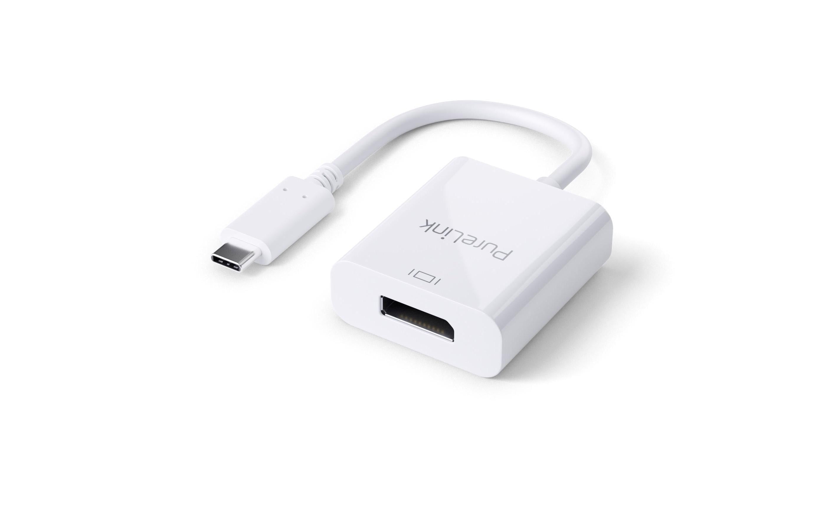 PureLink Adapter IS200 USB Type-C - DisplayPort, Weiss