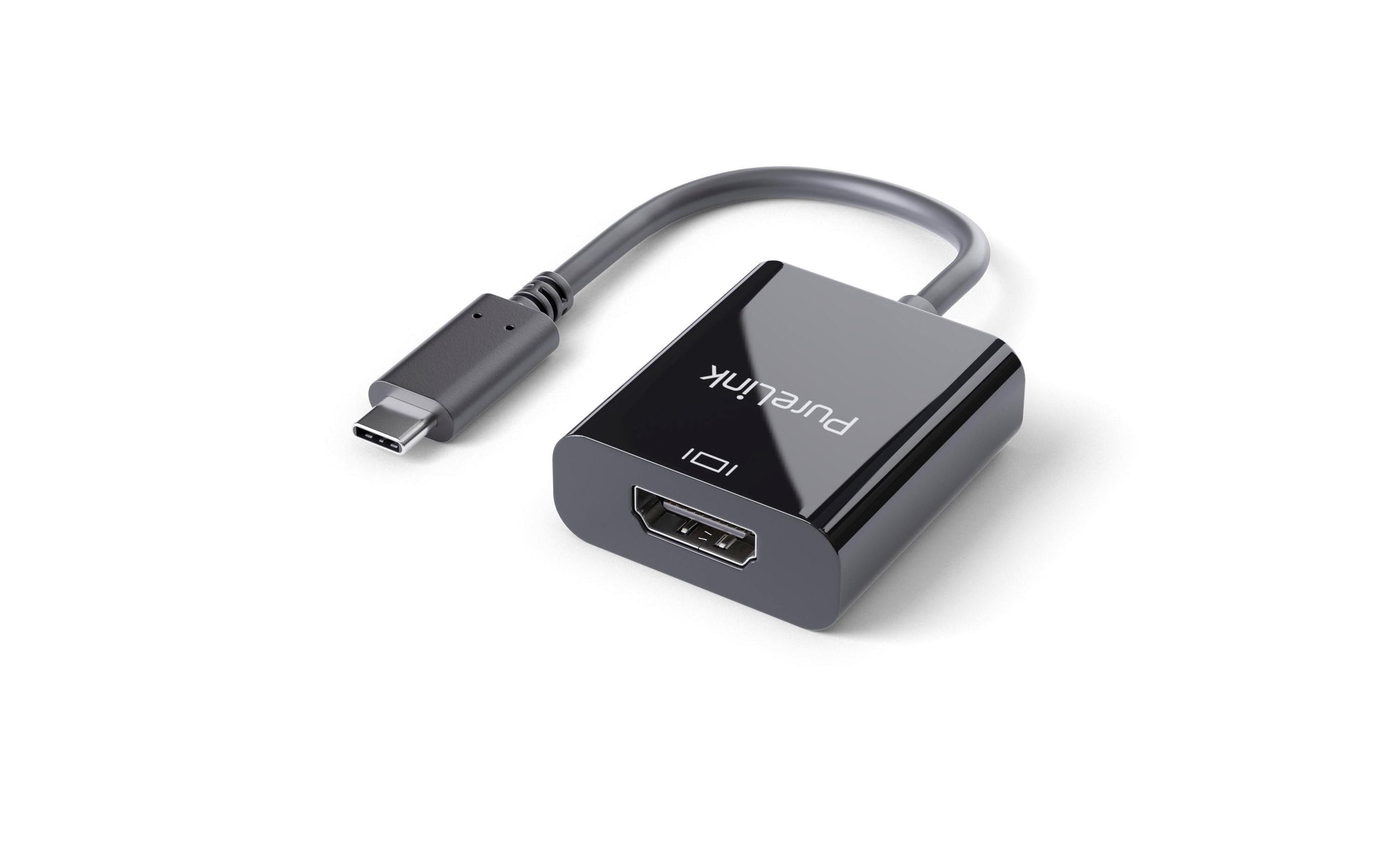 PureLink Adapter USB Type-C – HDMI 4K/60Hz, Schwarz, Premium