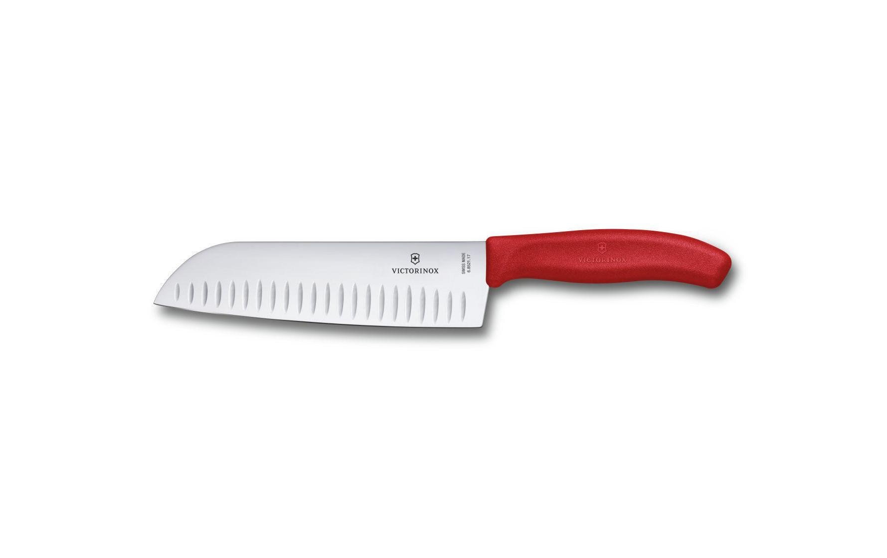 Victorinox Santokumesser 17 cm, Rot